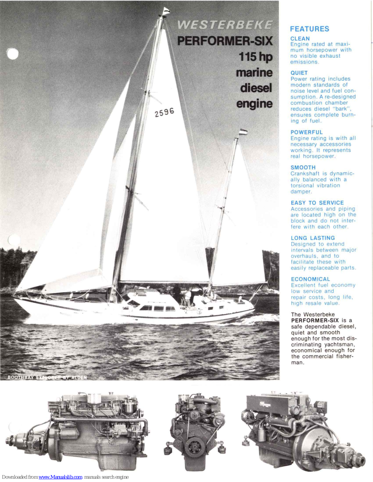 Westerbeke PERFORMER-SIX Specification - ManualMachine.com