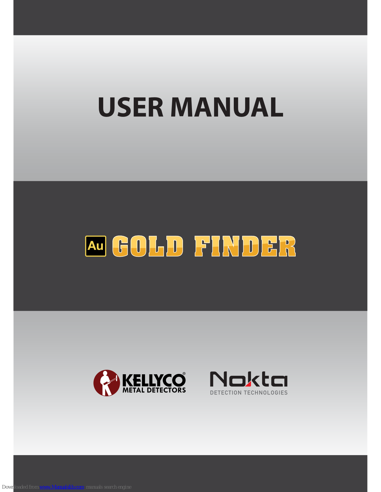 Kellyco GOLD FINDER User Manual