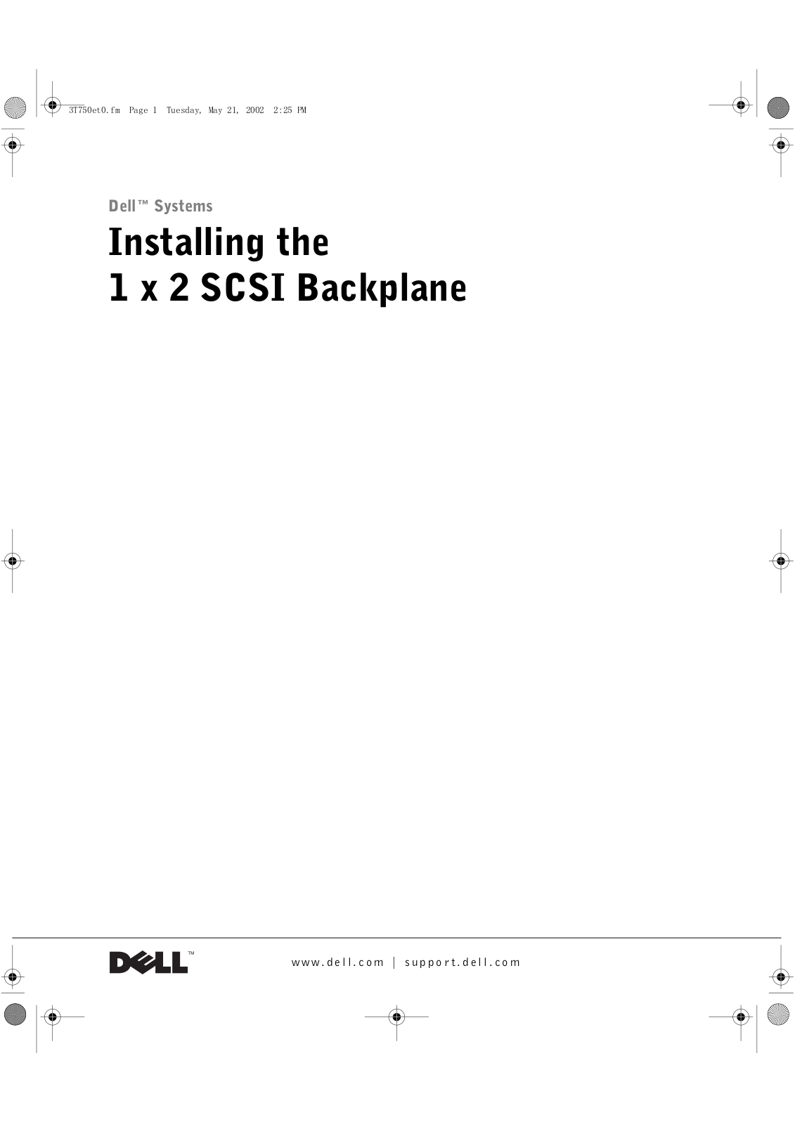 Dell PowerEdge 2600 User Manual