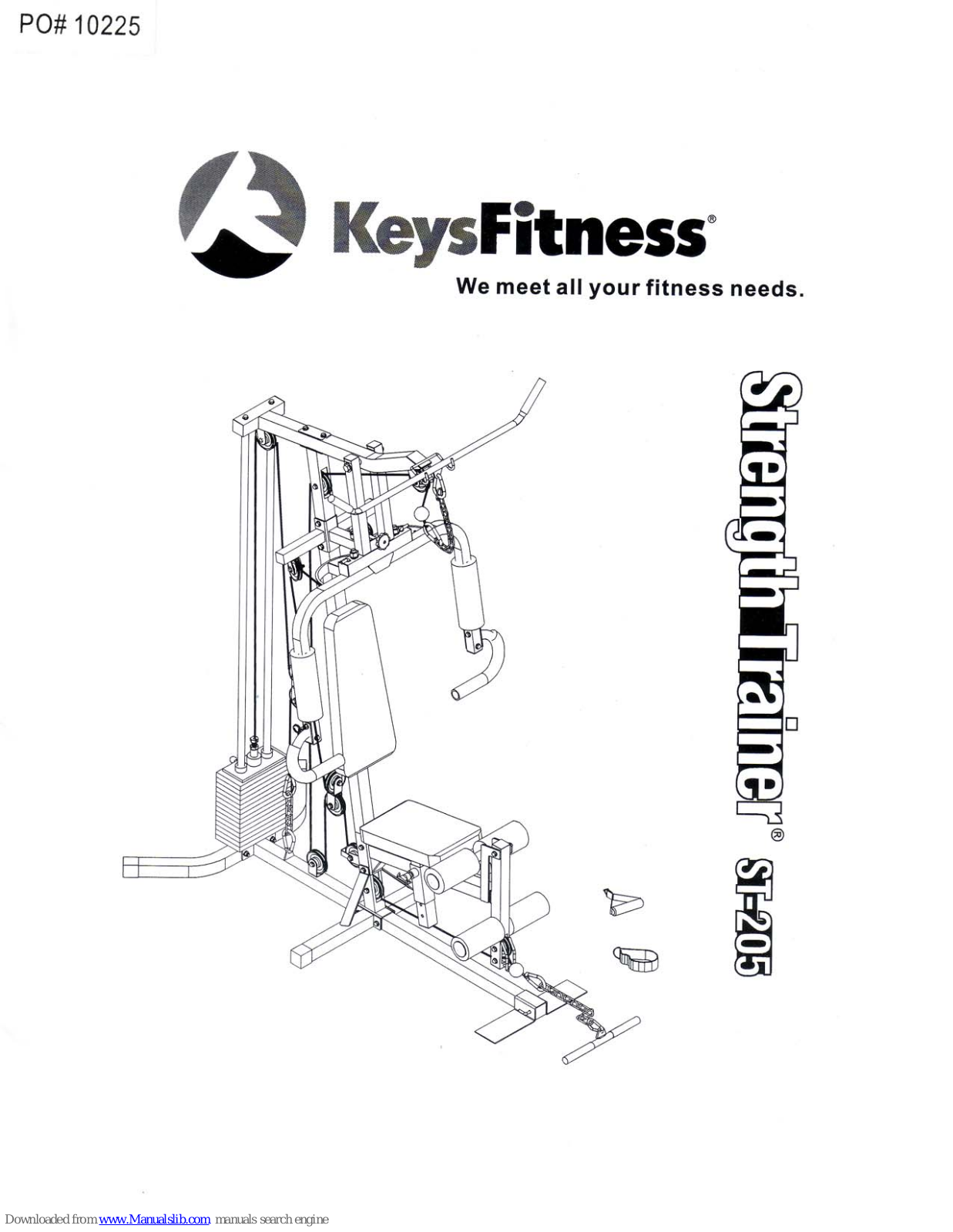 Keys Fitness Strength Trainer ST-205 Owner's Manual