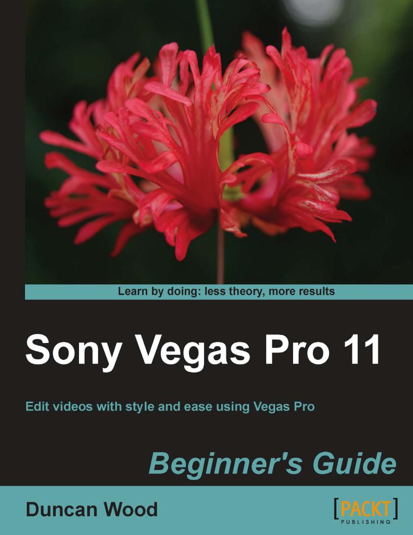 Sony Vegas Pro 11 User Manual