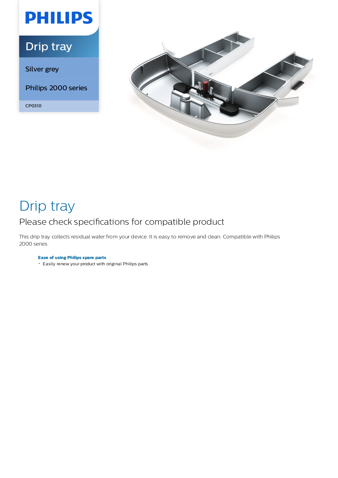 Philips CP0310/01 leaflet - ManualMachine.com