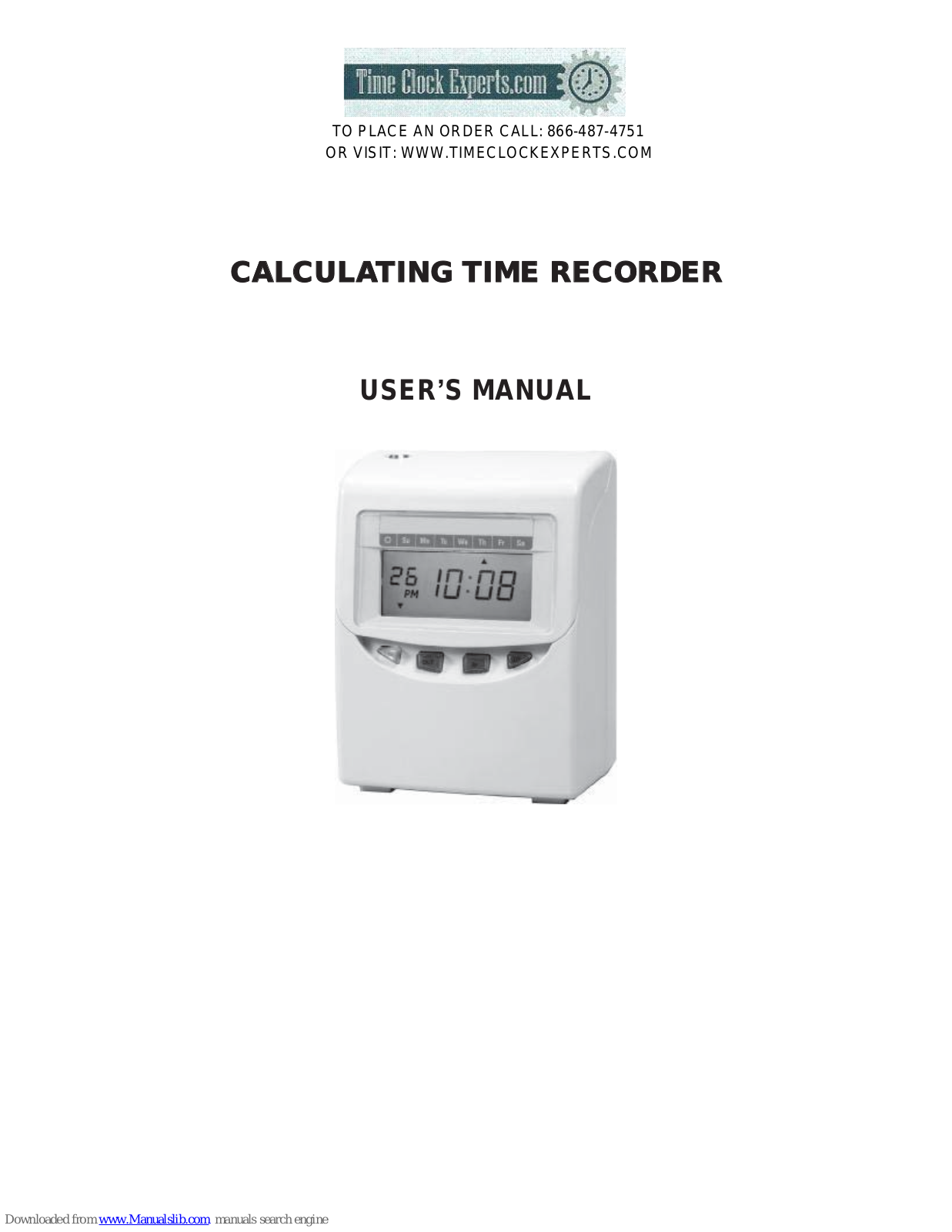 Compumatic xl1000 User Manual - ManualMachine.com