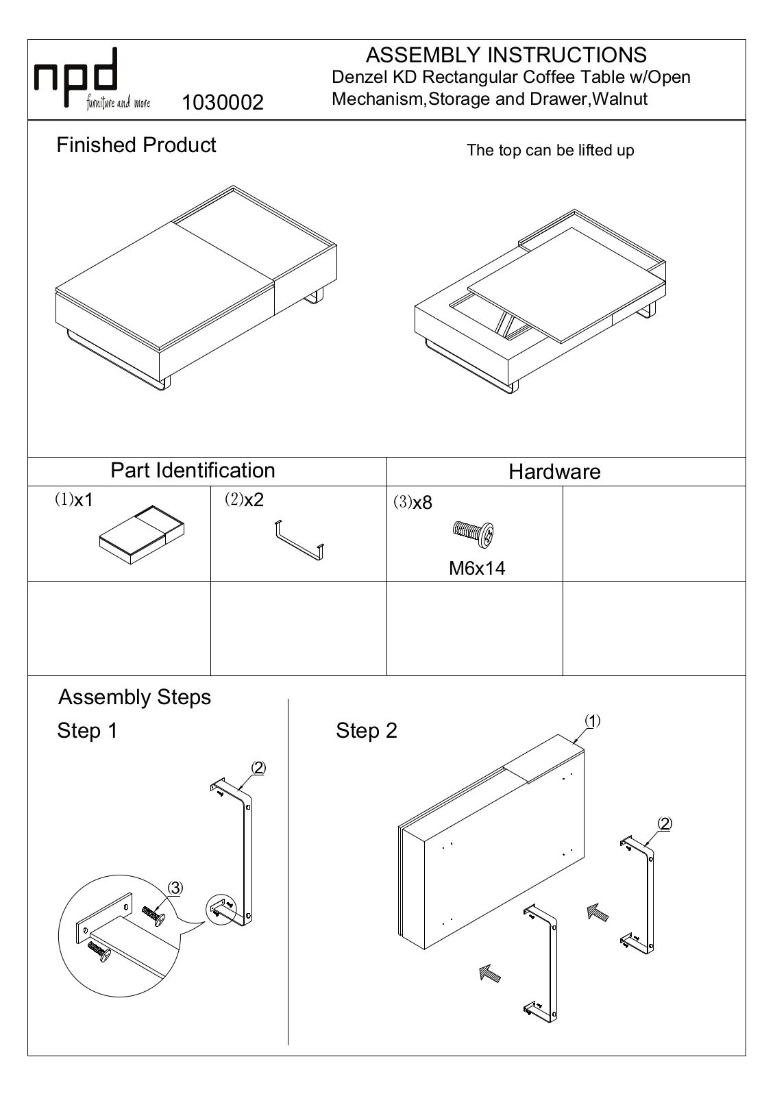 New Pacific Direct 1030002 User Manual