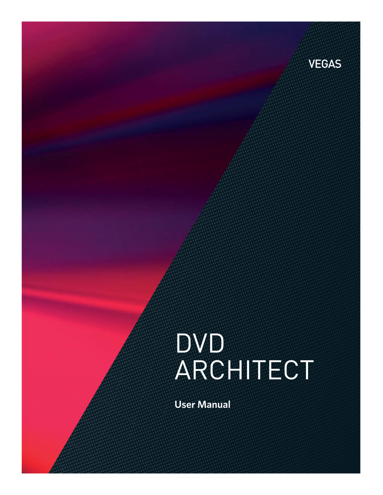 Sony Vegas DVD Architect Operation Manual