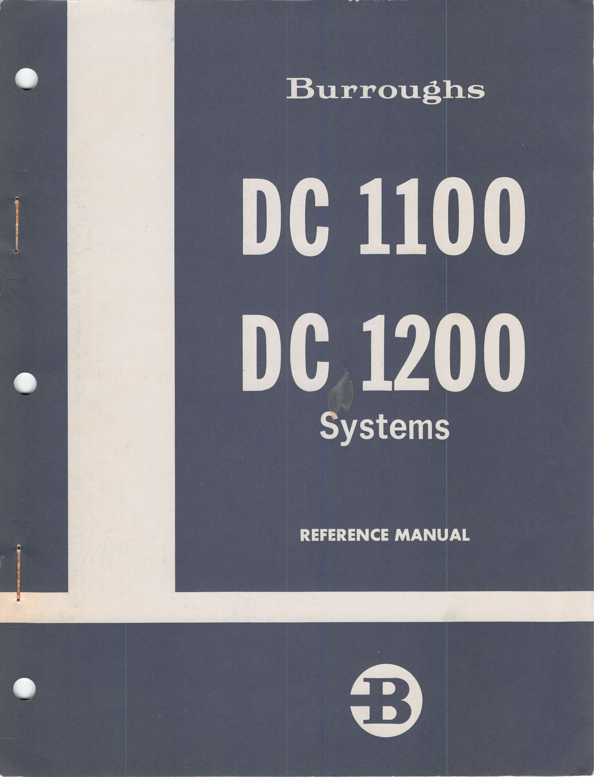 burroughs DC 1100, DC 1200 Reference Manual - ManualMachine.com