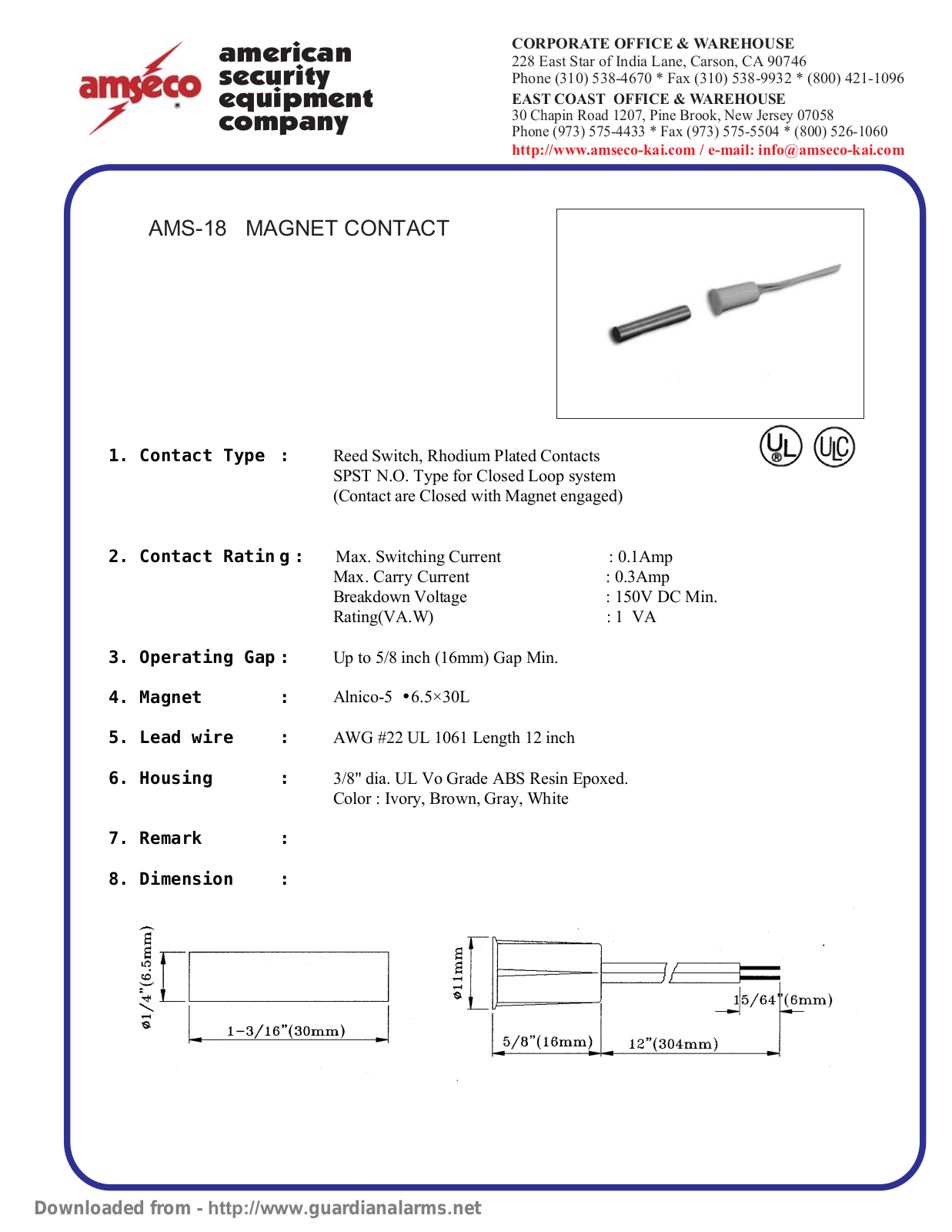 Amseco AMS-18 User Guide - ManualMachine.com