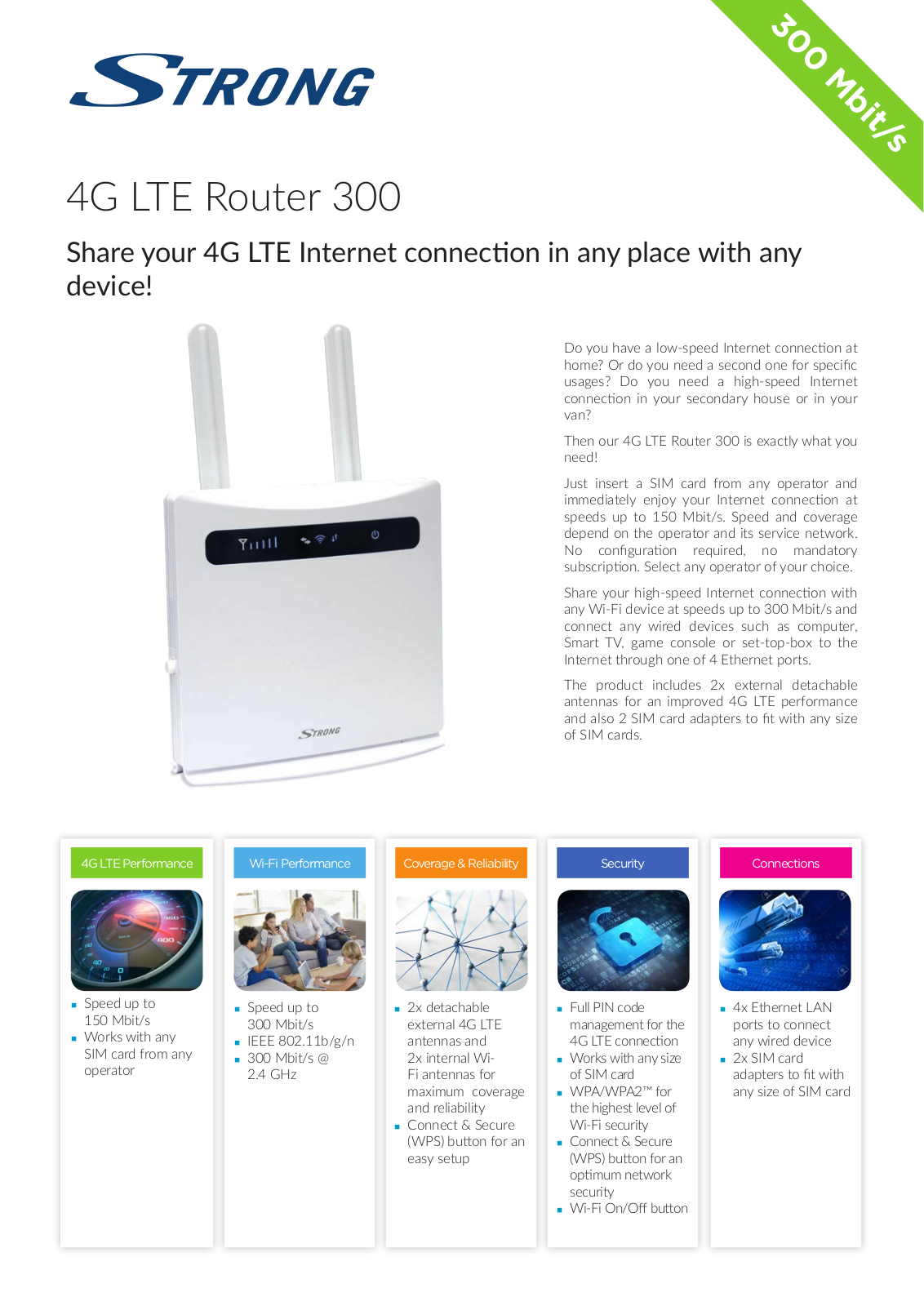 Strong 4G LTE Router 300 User Manual