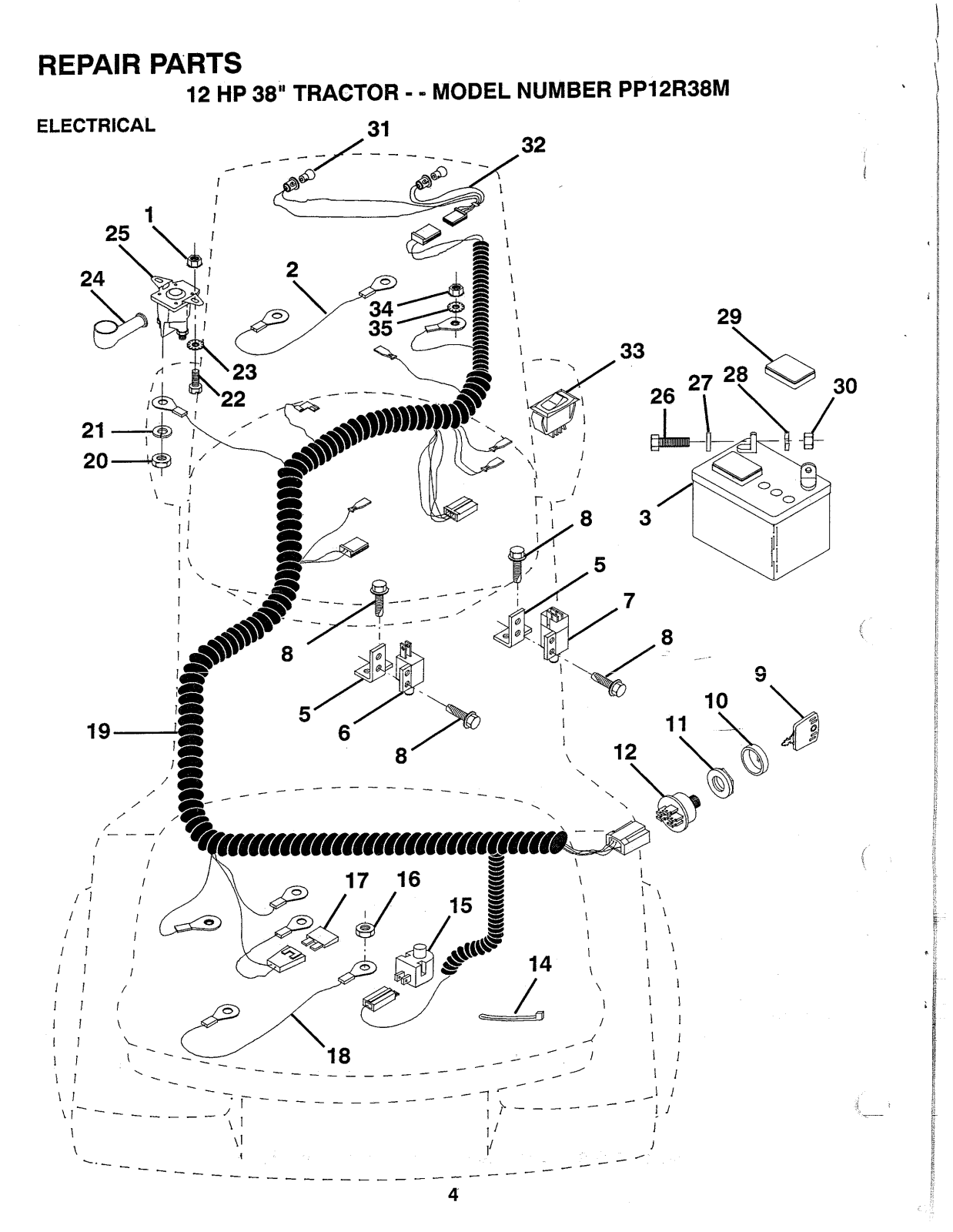 AYP PP12R38M User Manual