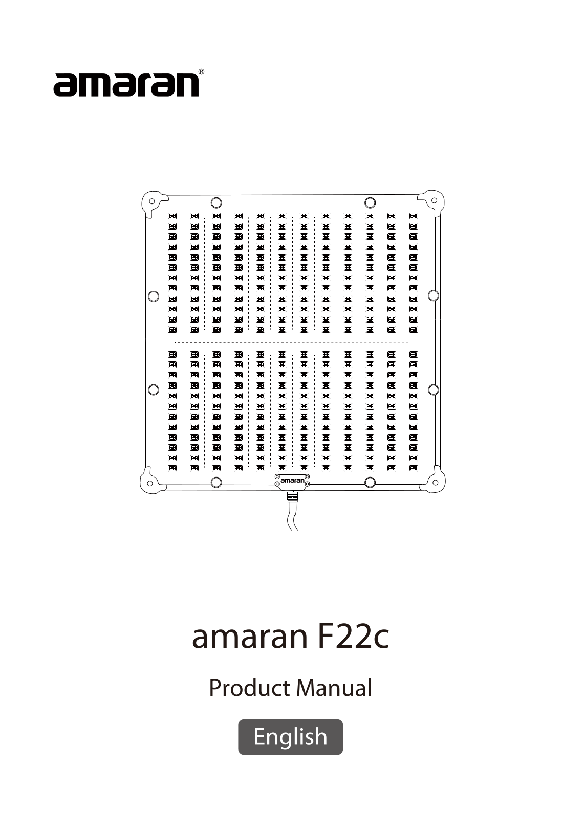 Amaran F22c User guide - ManualMachine.com