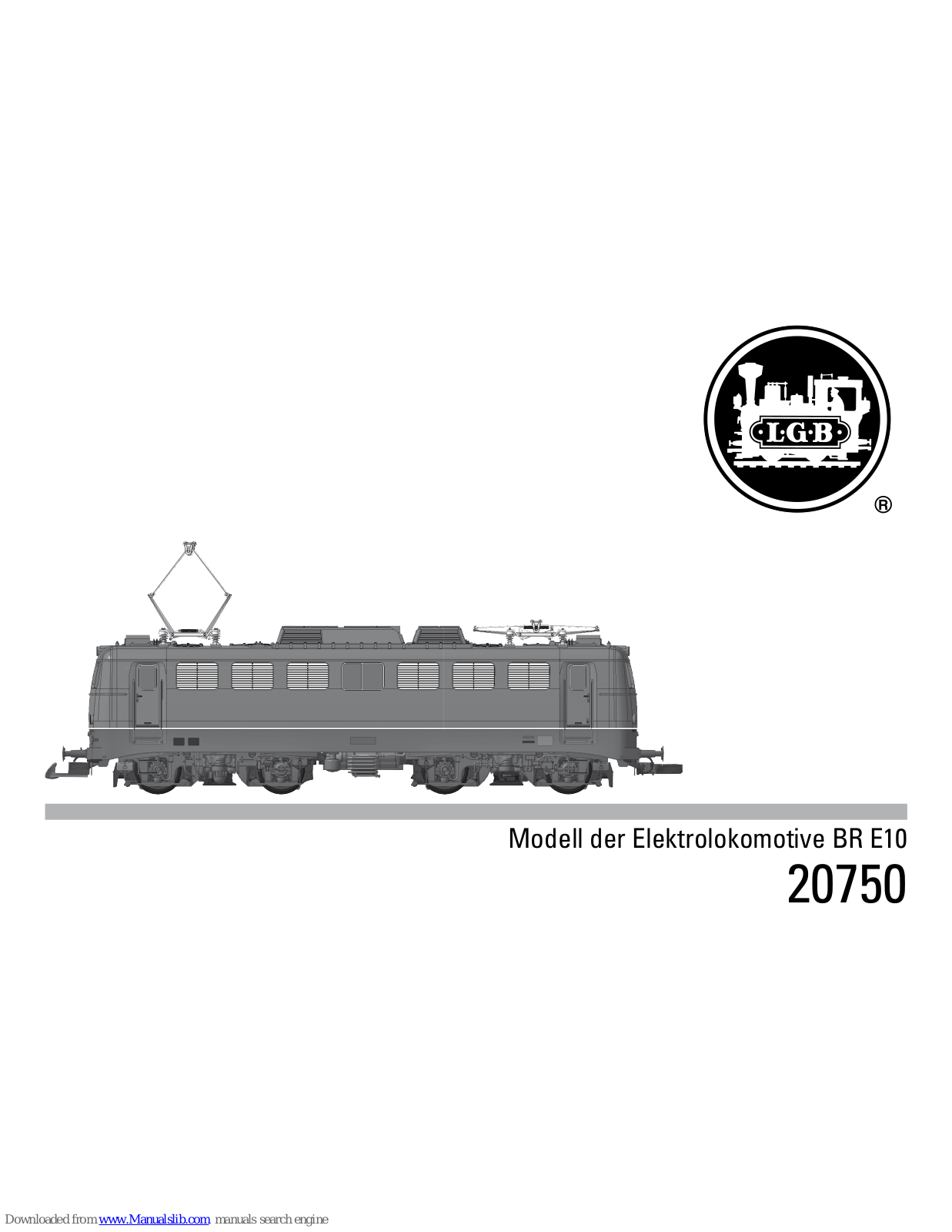 marklin 20750, 21750 User Manual