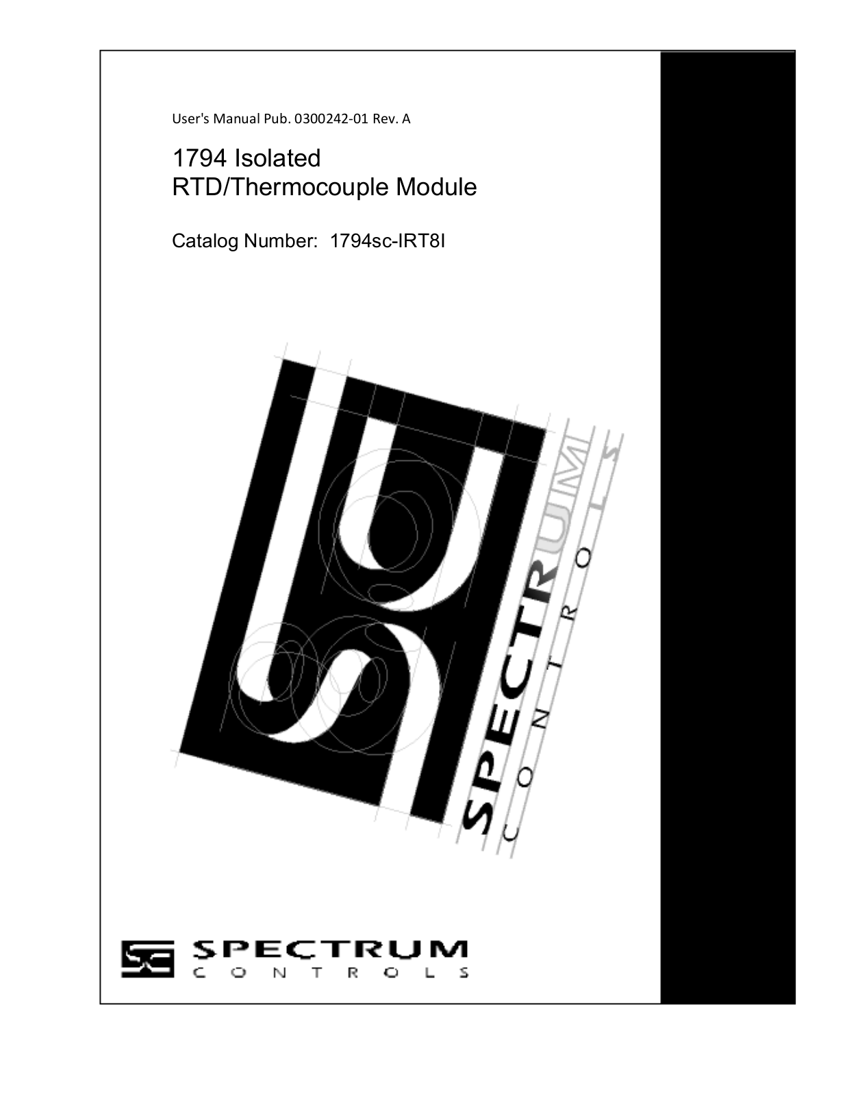 Spectrum Controls 1794sc-IRT8I User Manual