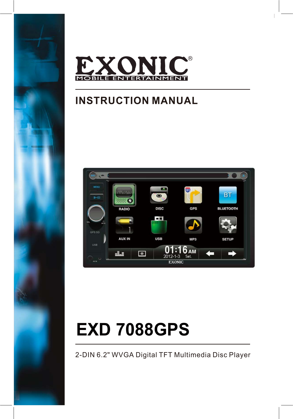 EXONIC EXD 7088GPS1 User Manual