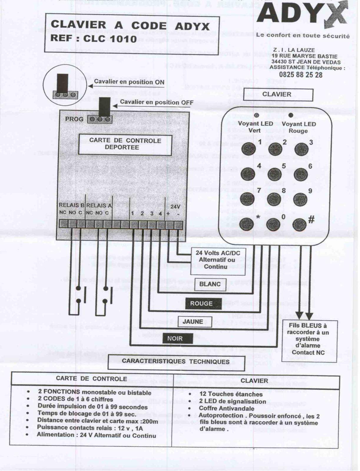 Adyx CLC-1010 User notes