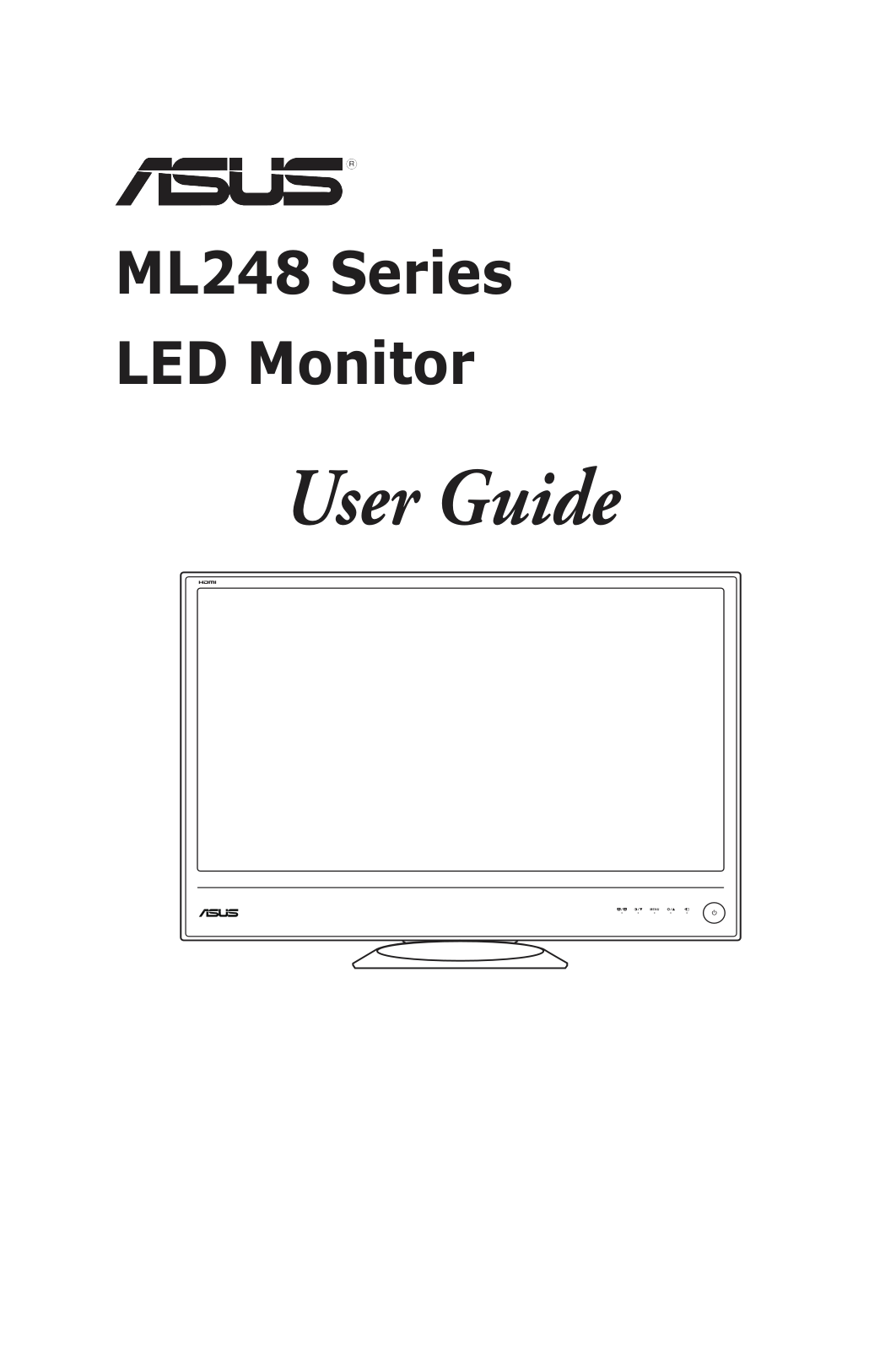 ASUS ML248H, ML248H-A User Manual