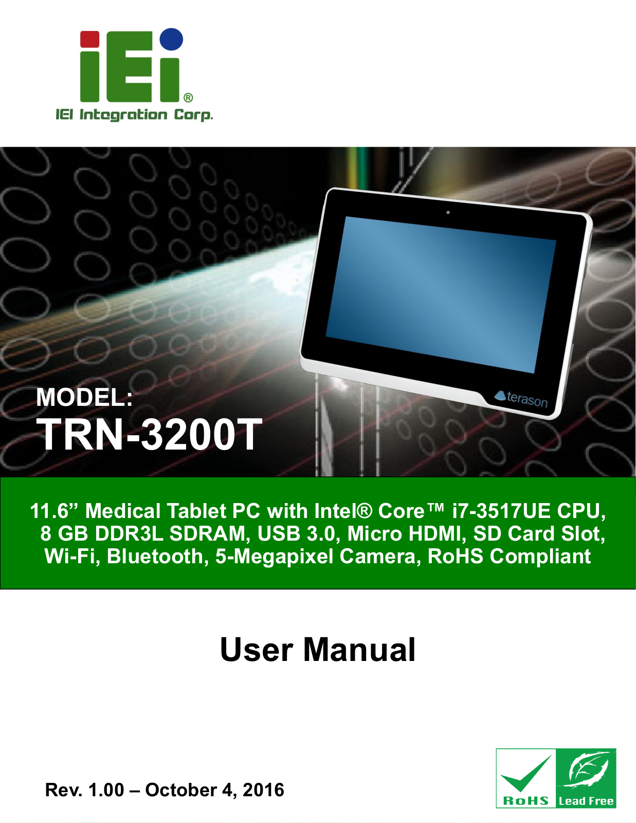 IEI Integration TRN3200T User Manual