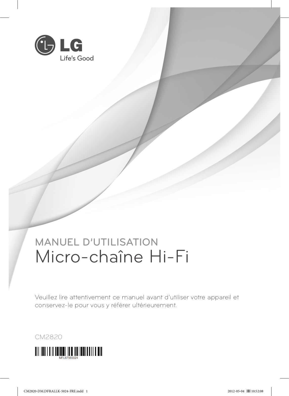 LG CM2820 User Manual