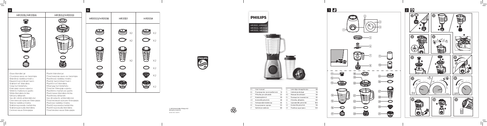 Philips HR3556/00 User manual