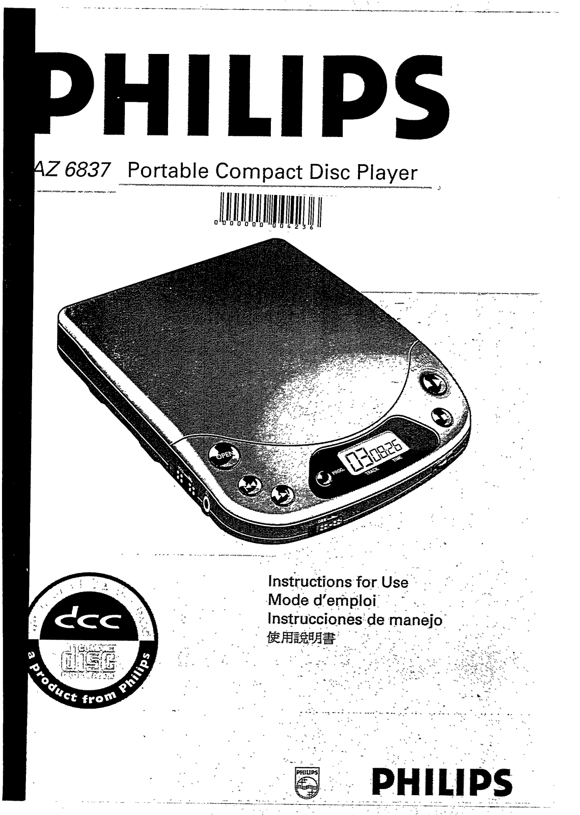 Philips AZ6837/05, AZ6837/01, AZ6837/00 User Manual