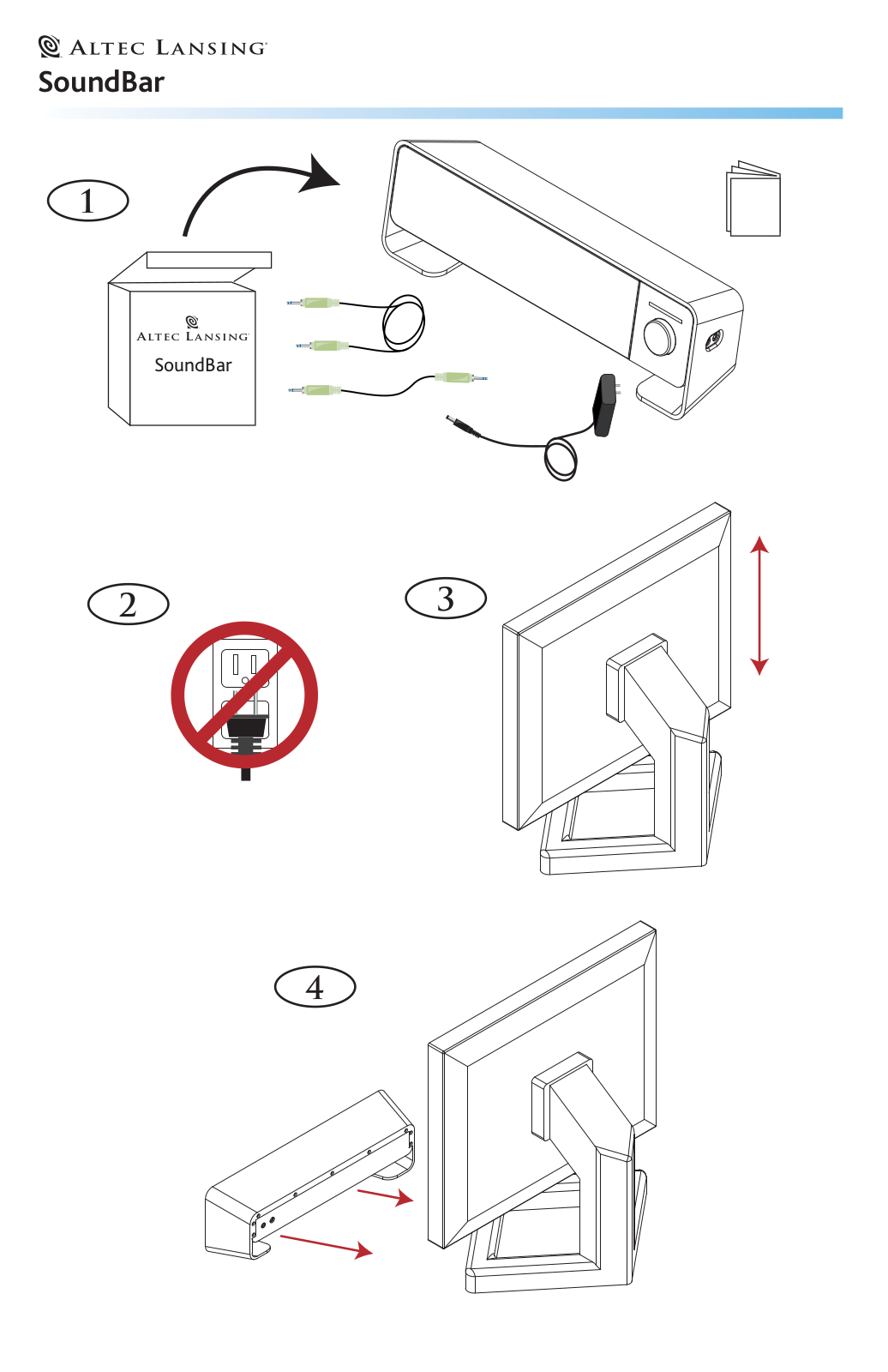 ALTEC LANSING SOUNDBAR User Manual