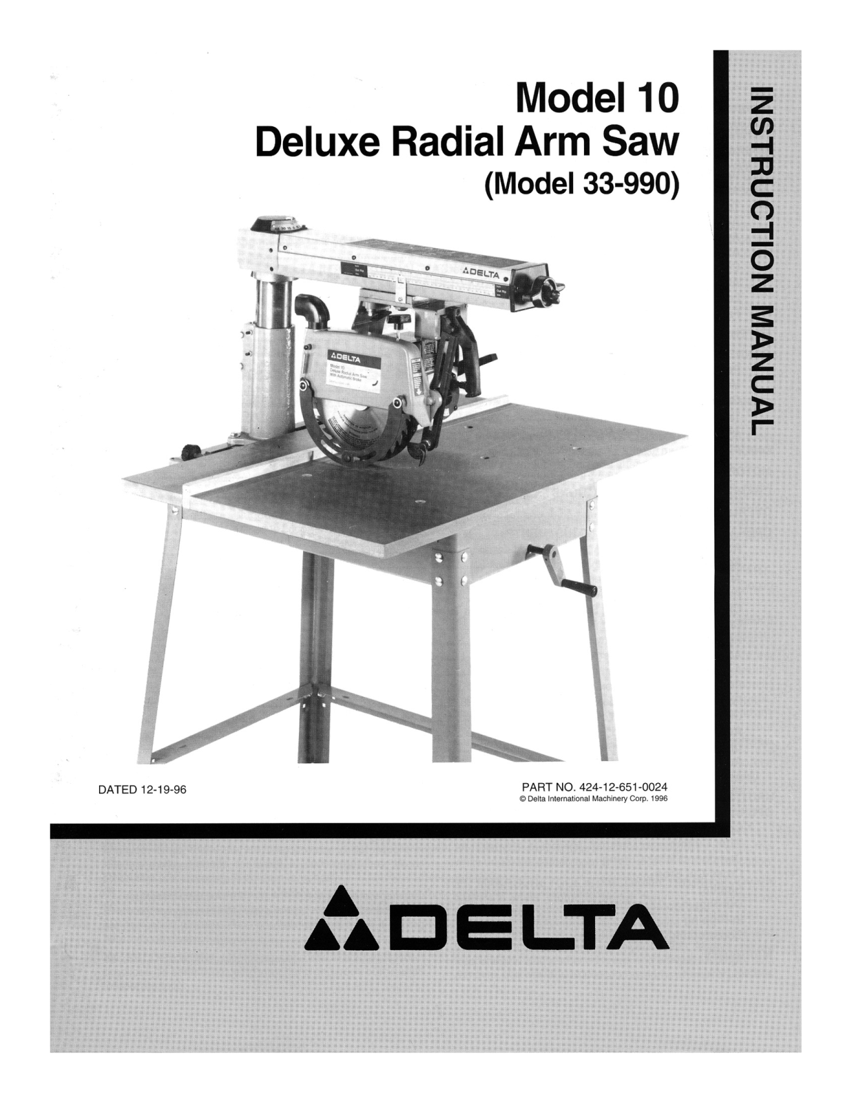 Delta 33-990 User Manual