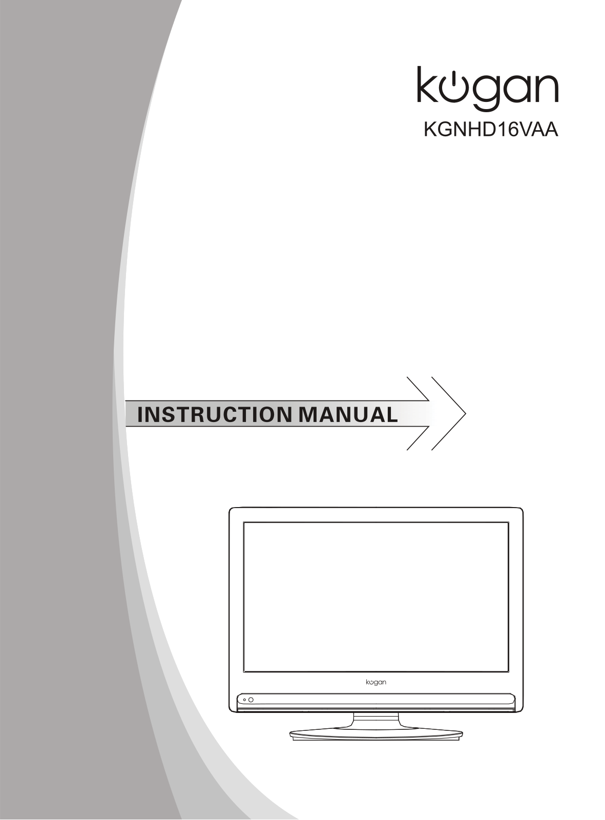 Kogan KGNHD16VAA Instruction Manual