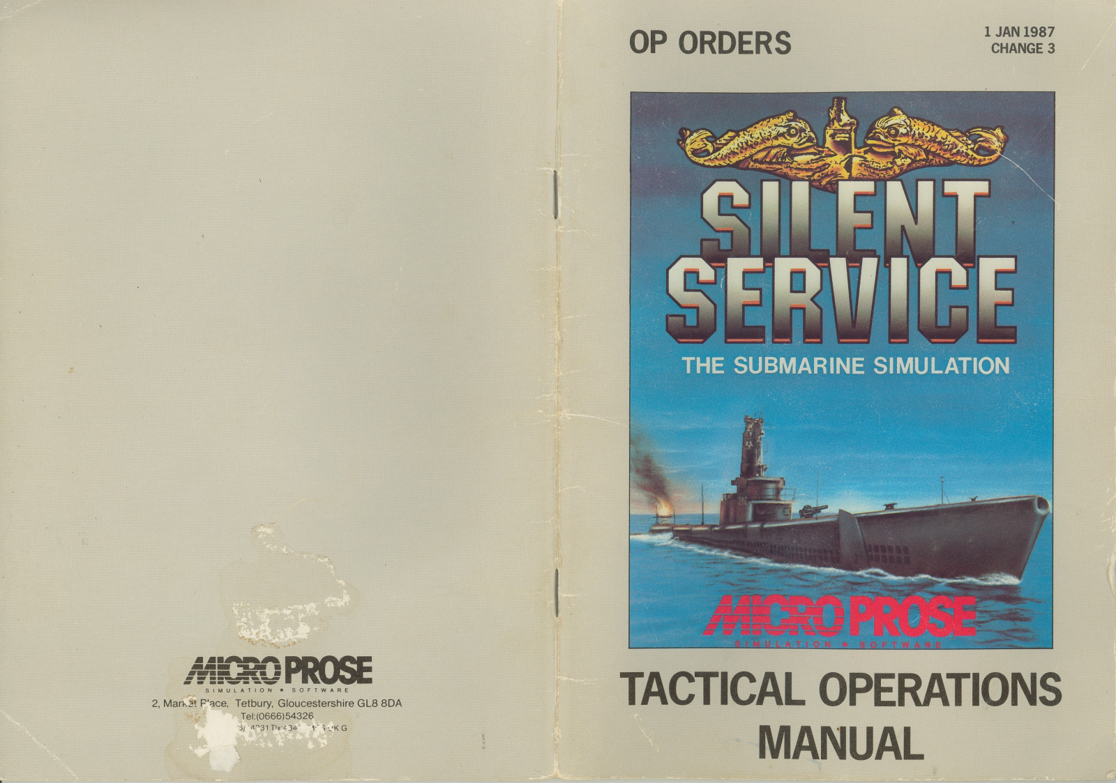 MicroProse Silent Service (1986) User guide - ManualMachine.com