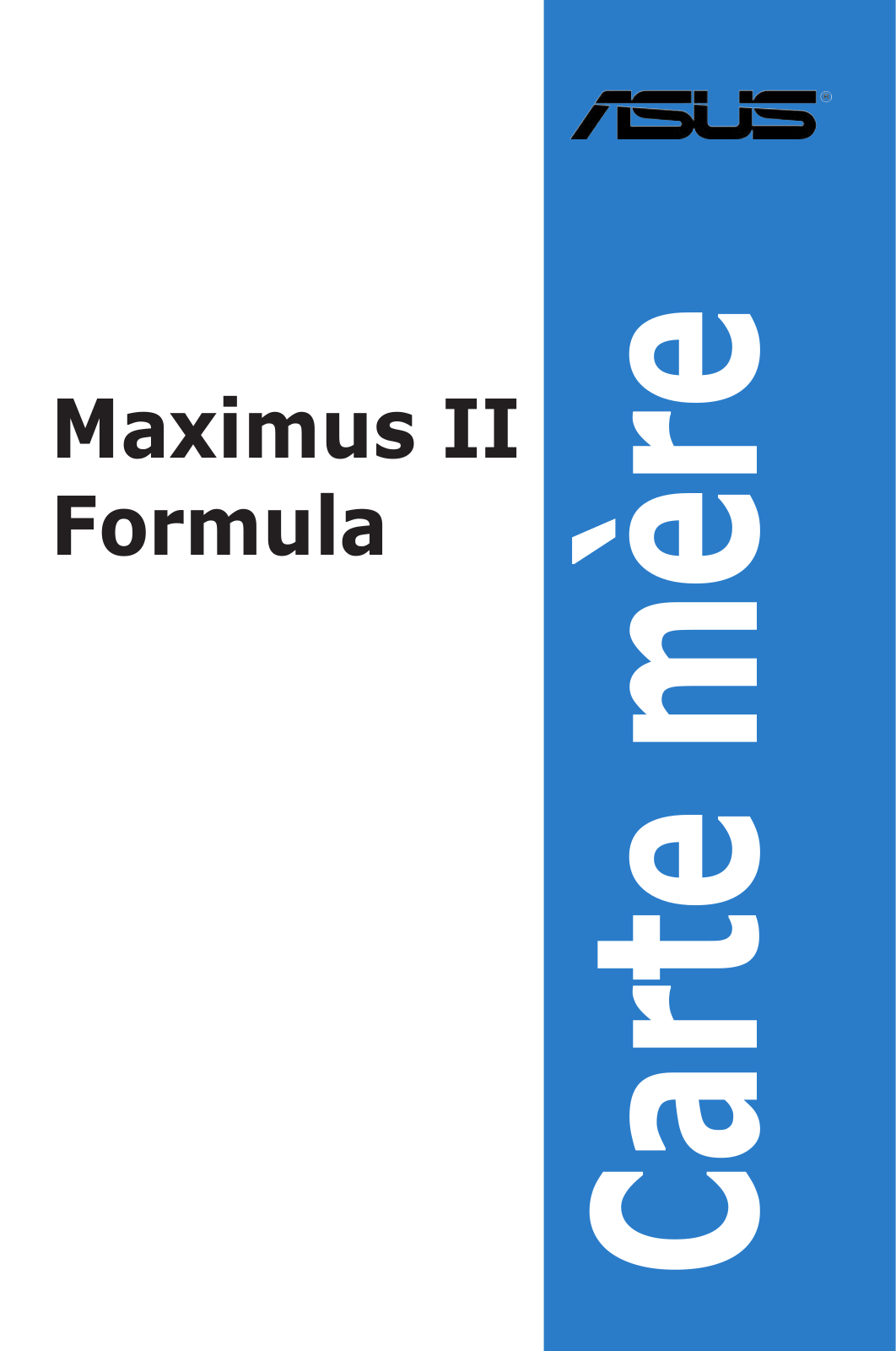 ASUS Maximus II Formula User Manual