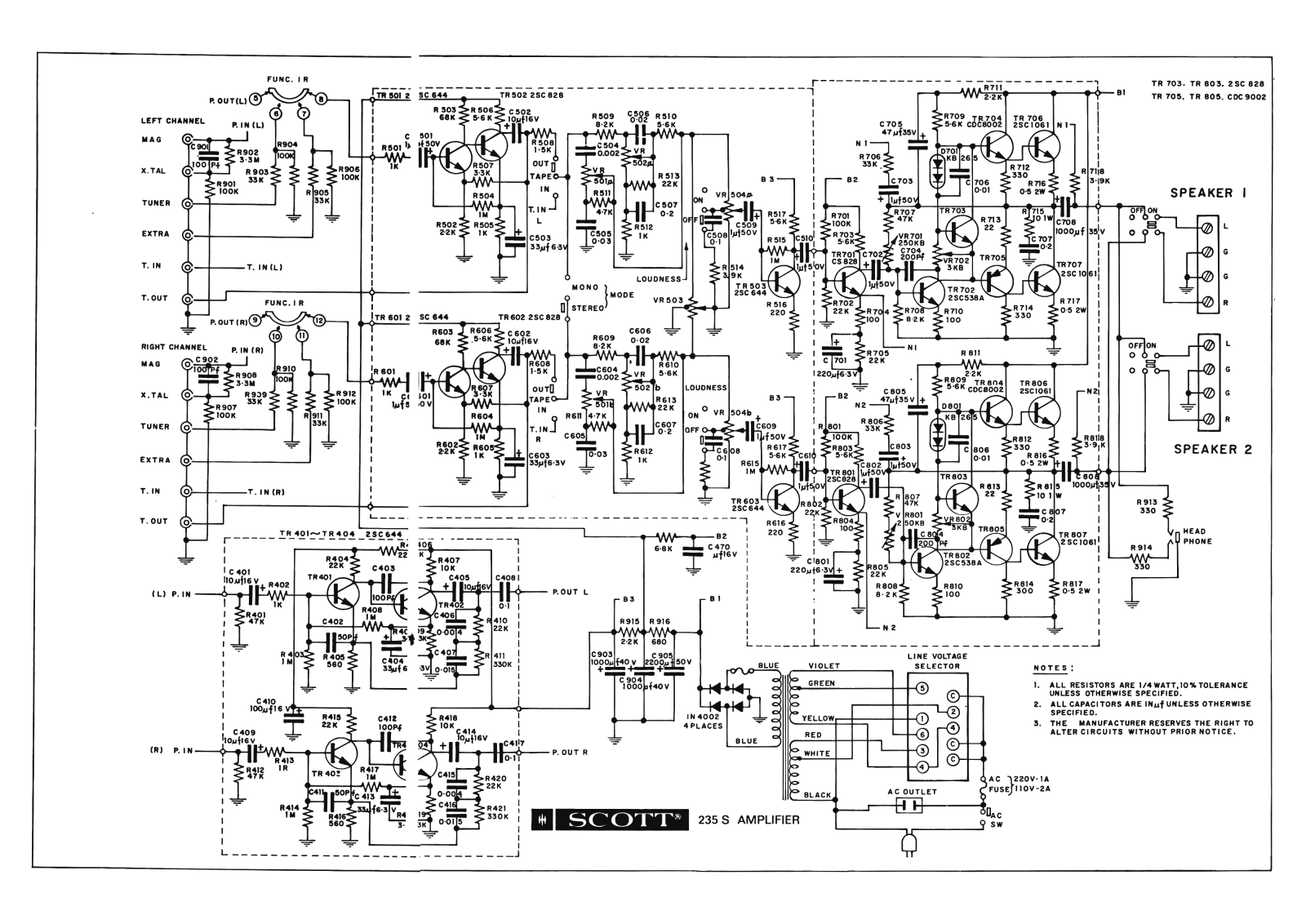 Scott 235S Schematic