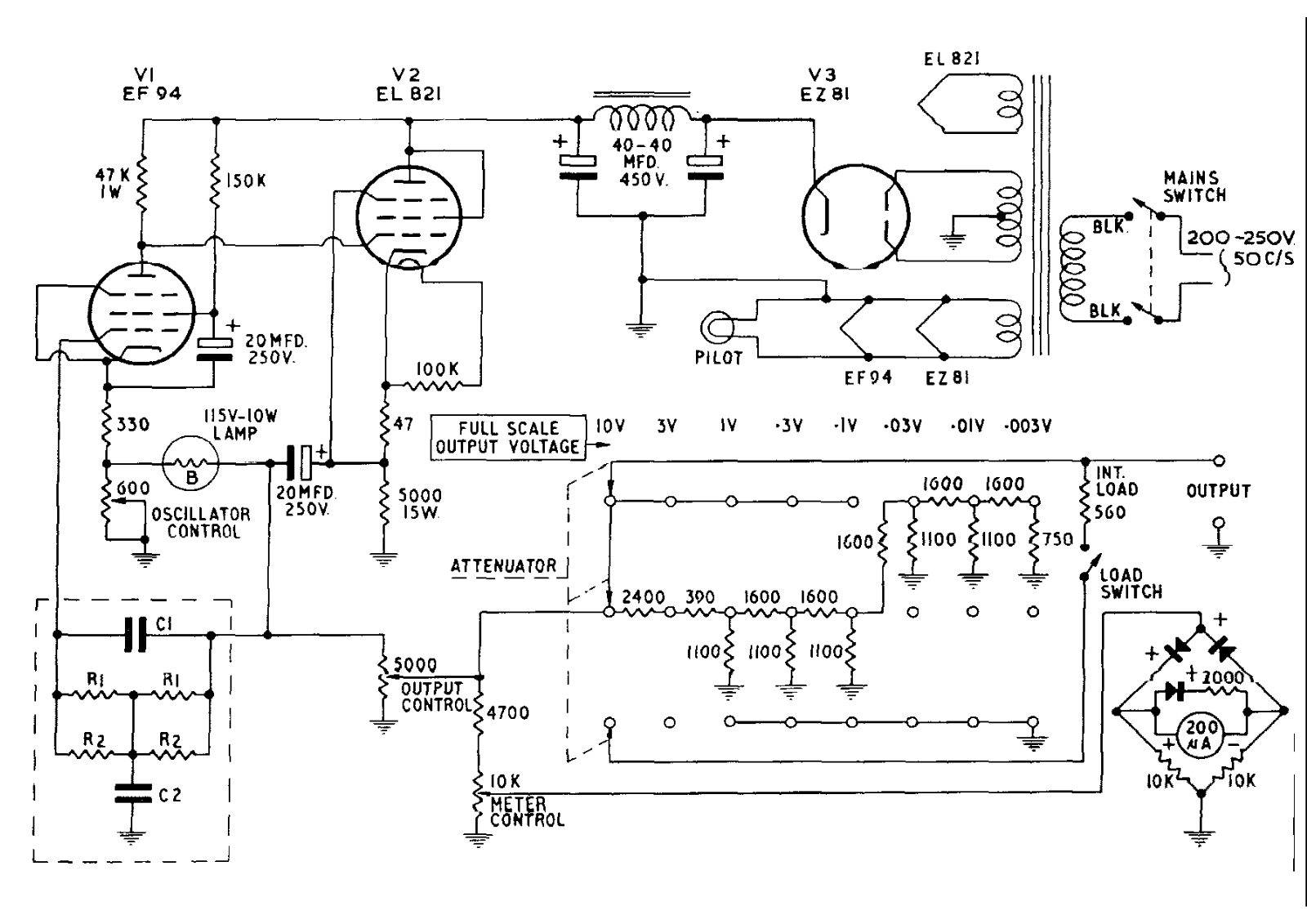 Heathkit AG-9U Schematic - ManualMachine.com
