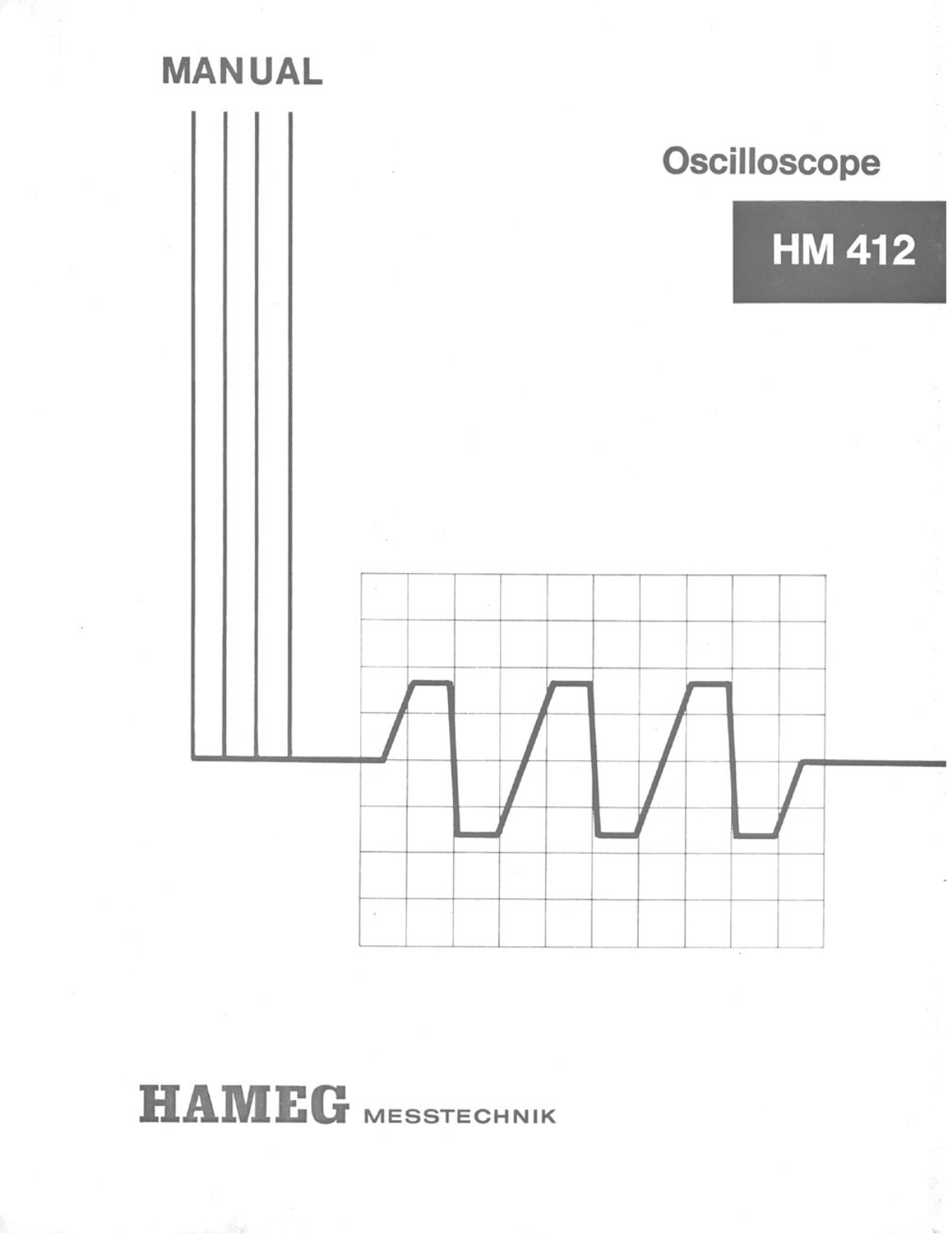 Hameg hm412-4 User Manual