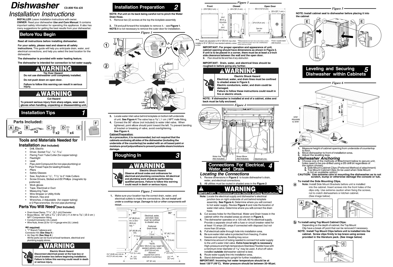 Frigidaire E24ID74QPS0A, EW24ID70QT0A, EW24ID80QS0A, FGID2474QB4B, FGID2474QF4B Installation Guide - ManualMachine.com