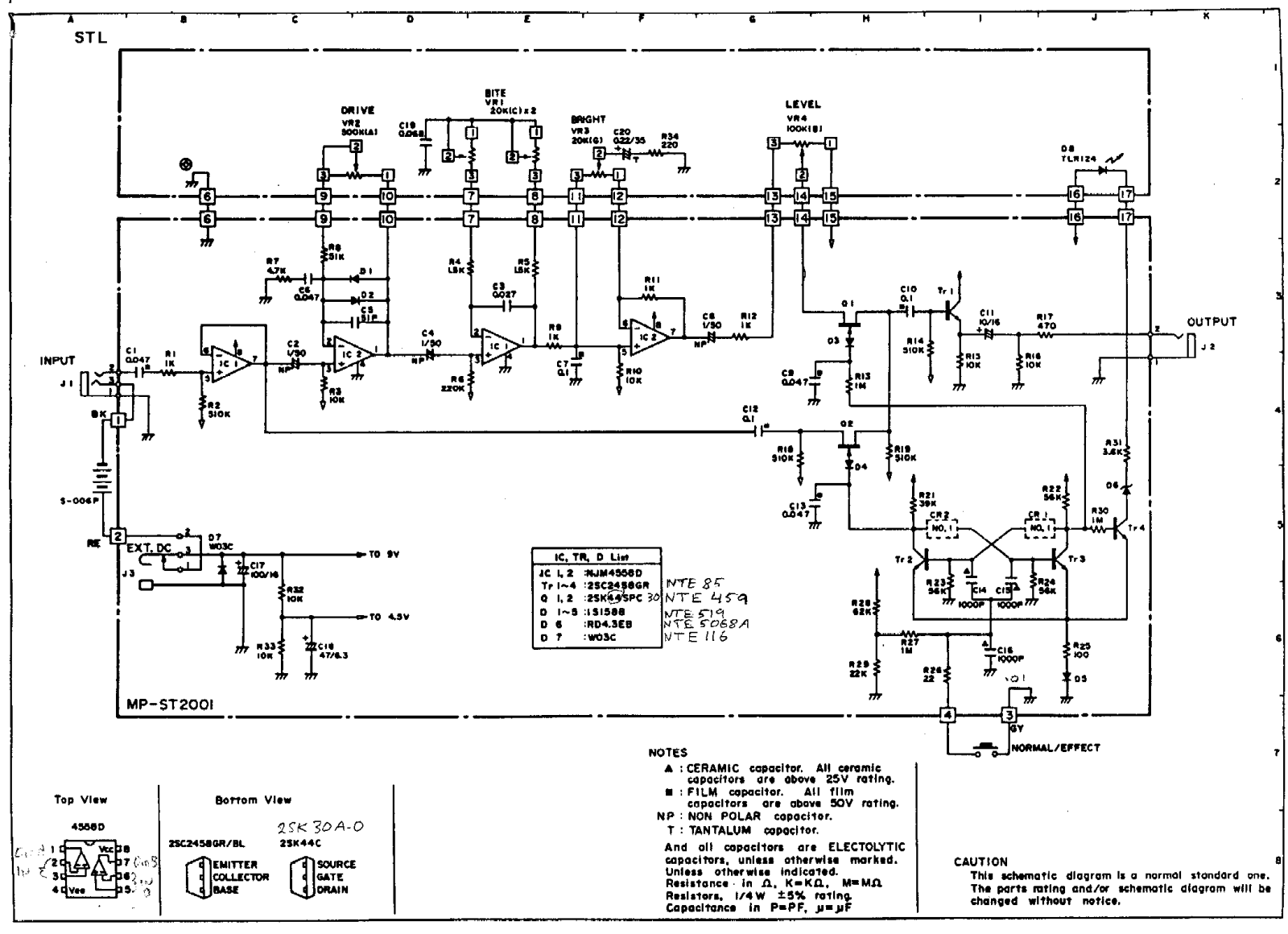 Ibanez stl schematic