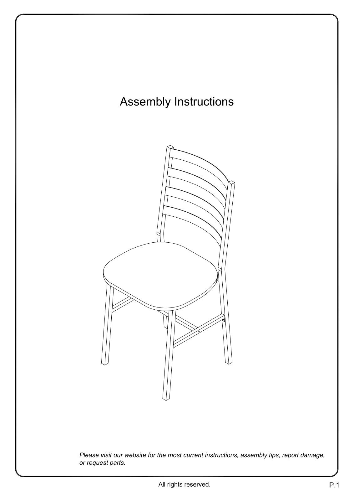Foundstone W005933801 Assembly Instructions - ManualMachine.com