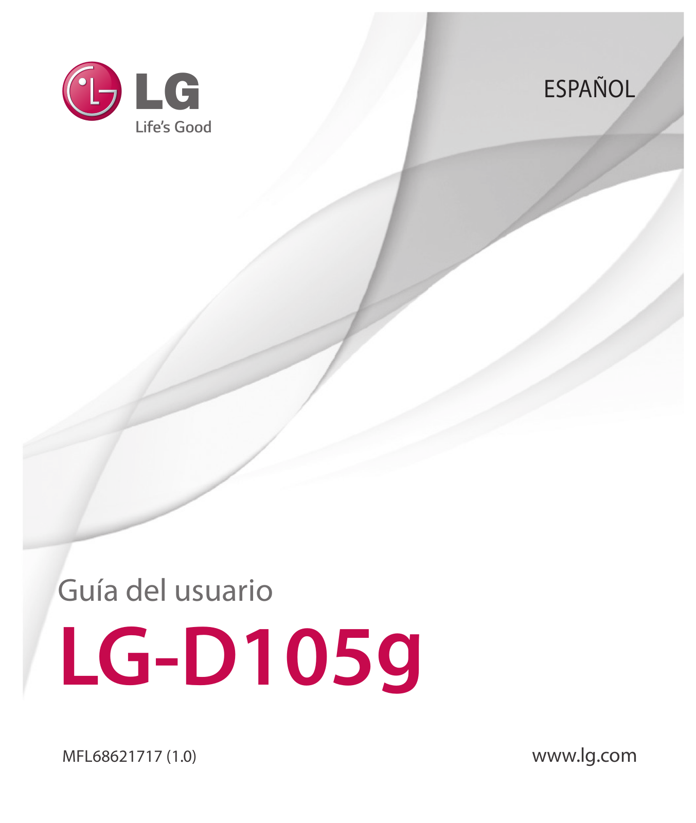 LG LGD105G Owner's manual