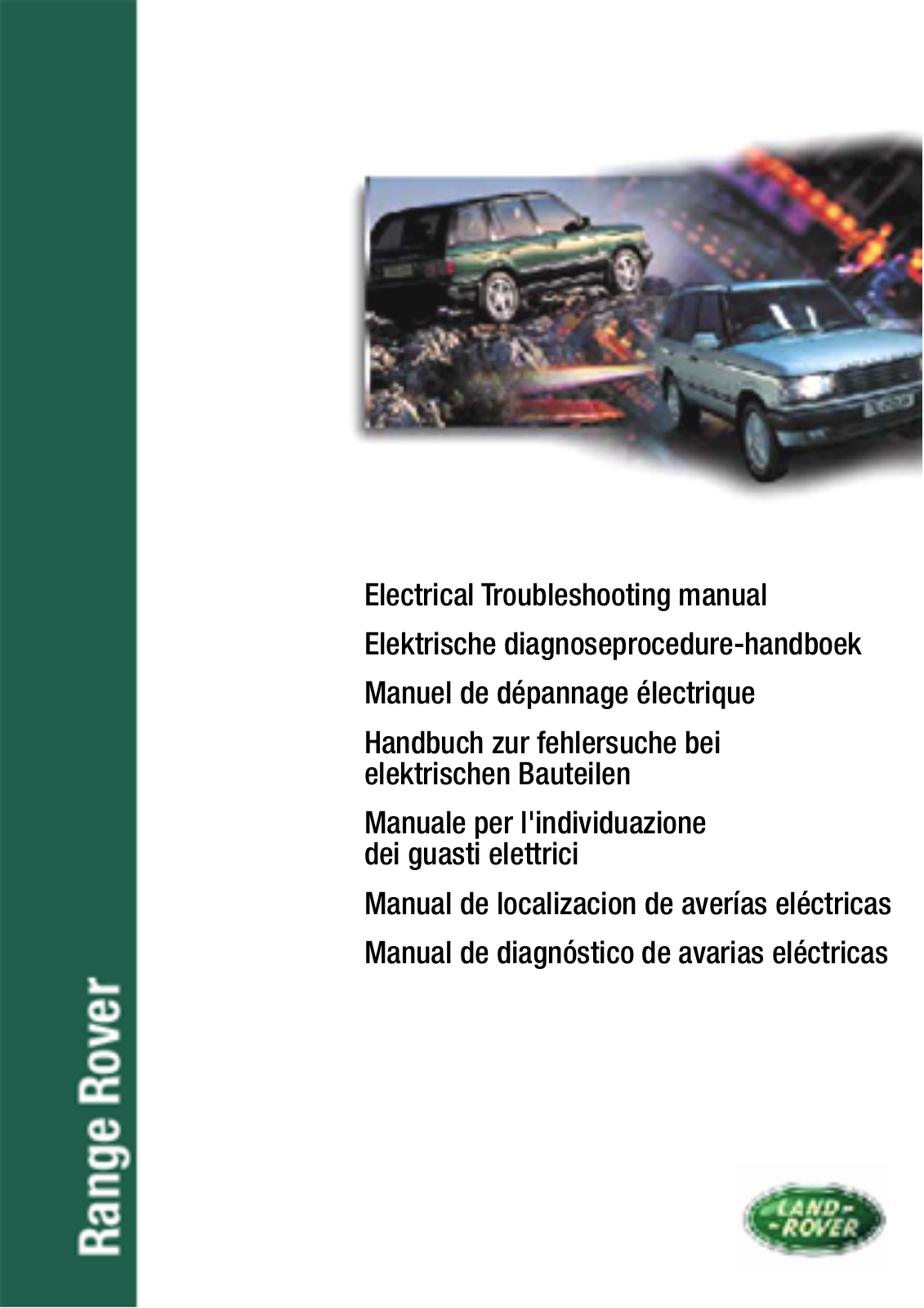 Land Rover Range Rover 1997 User Manual