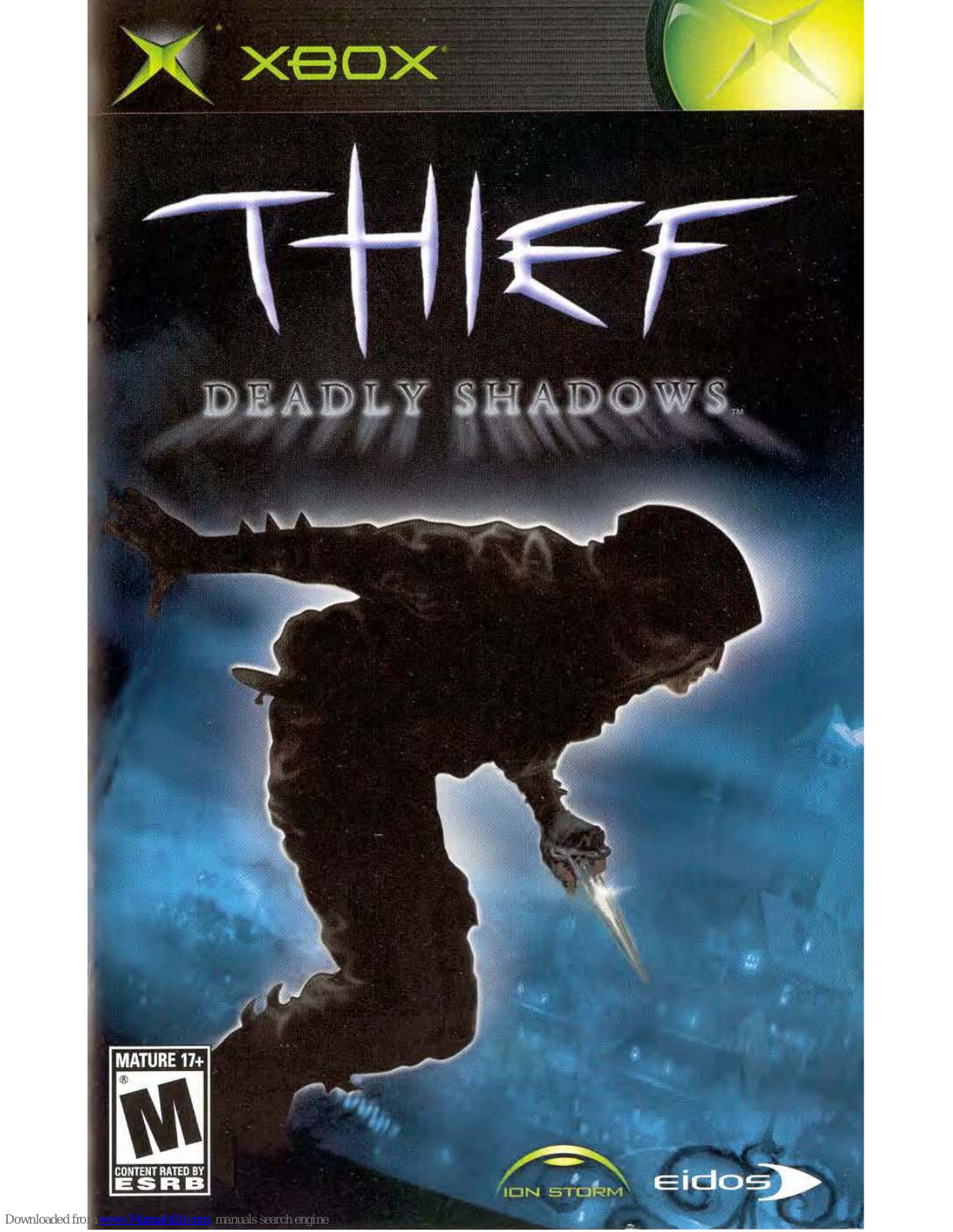 Ion Storm THIEF 3-DEADLY SHADOWS, THIEF DEADLY SHADOWS User Manual