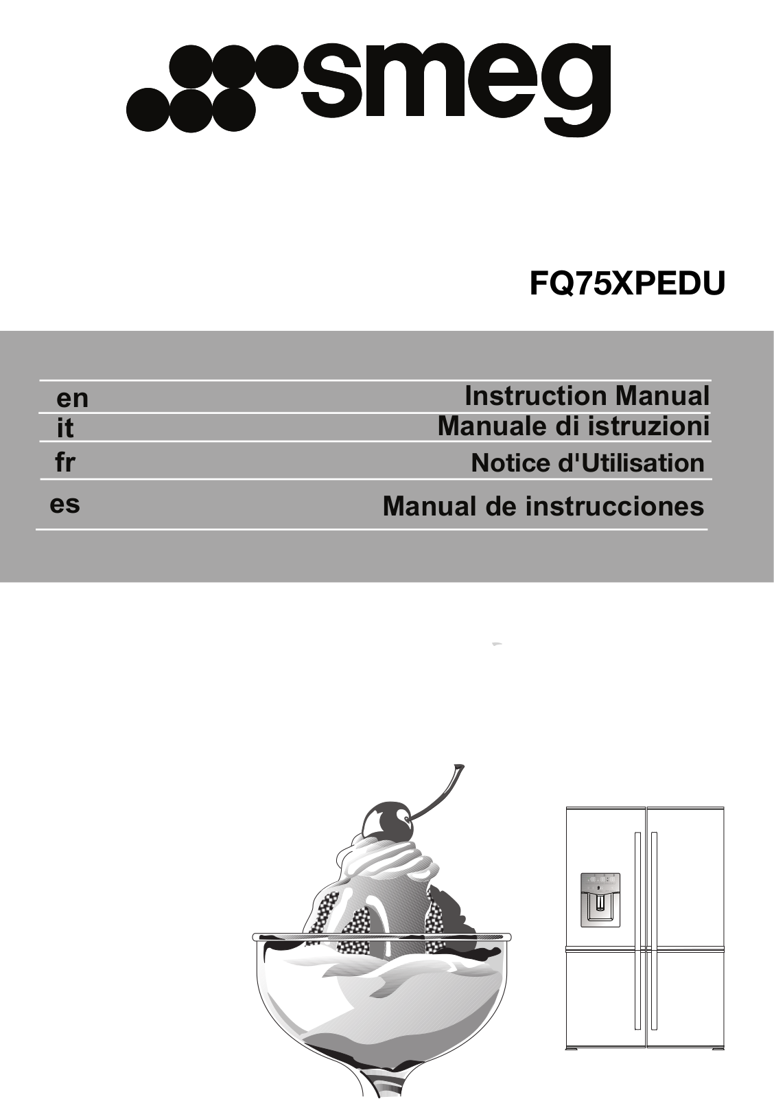 Smeg FQ75XPEDU User Manual