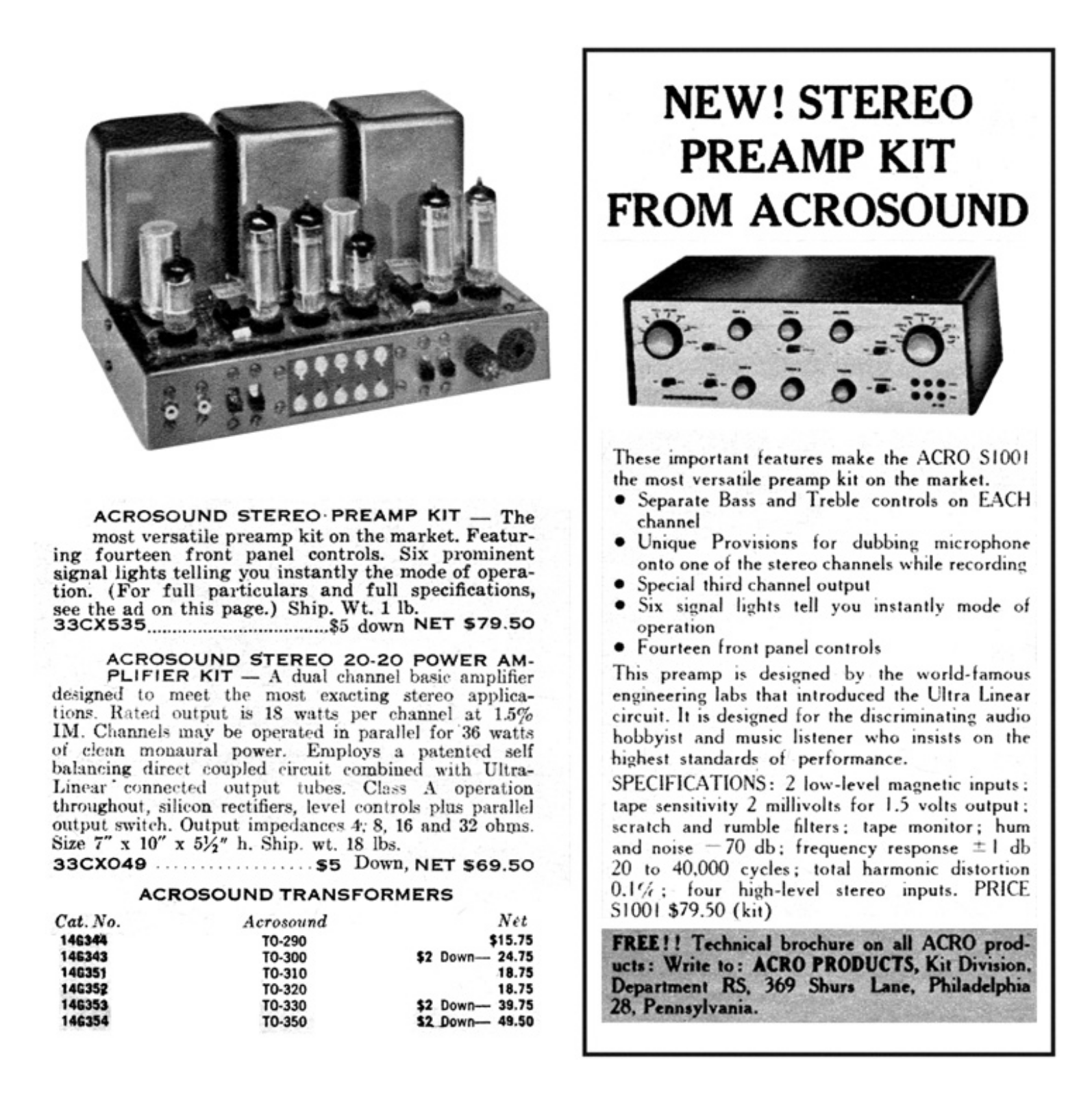 Acrosound 2020 Brochure