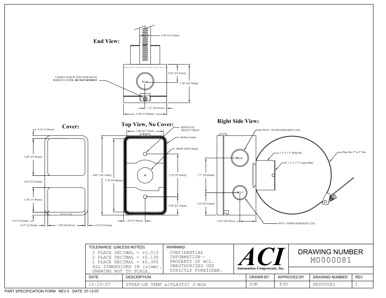 ACI-Automation Components A/CSI-S-PB Reference Drawing