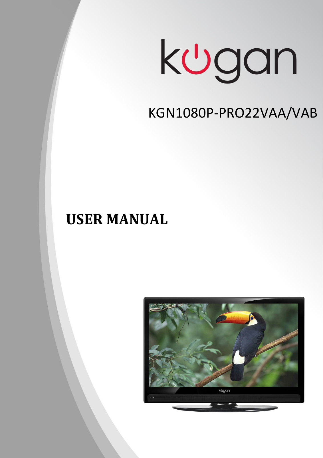 Kogan KGN1080P-PRO22VAB Instruction Manual