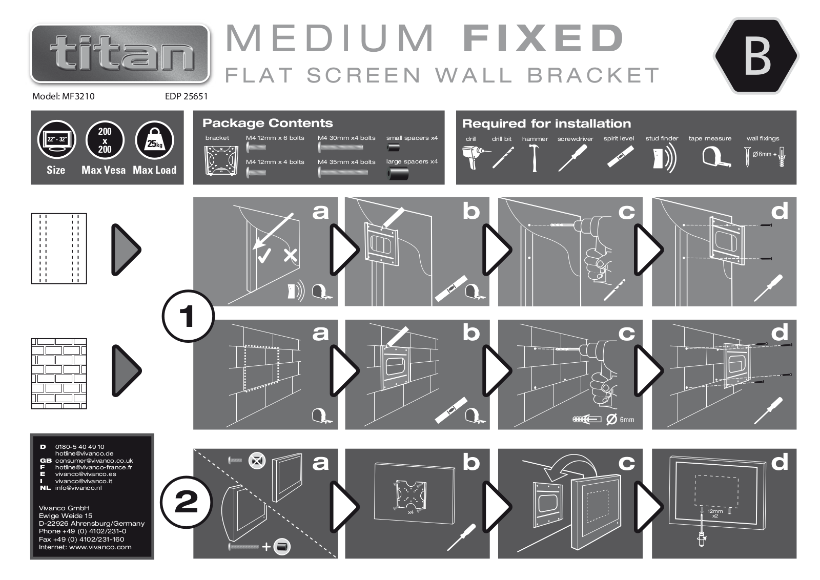 Titan MF 3210 User Manual