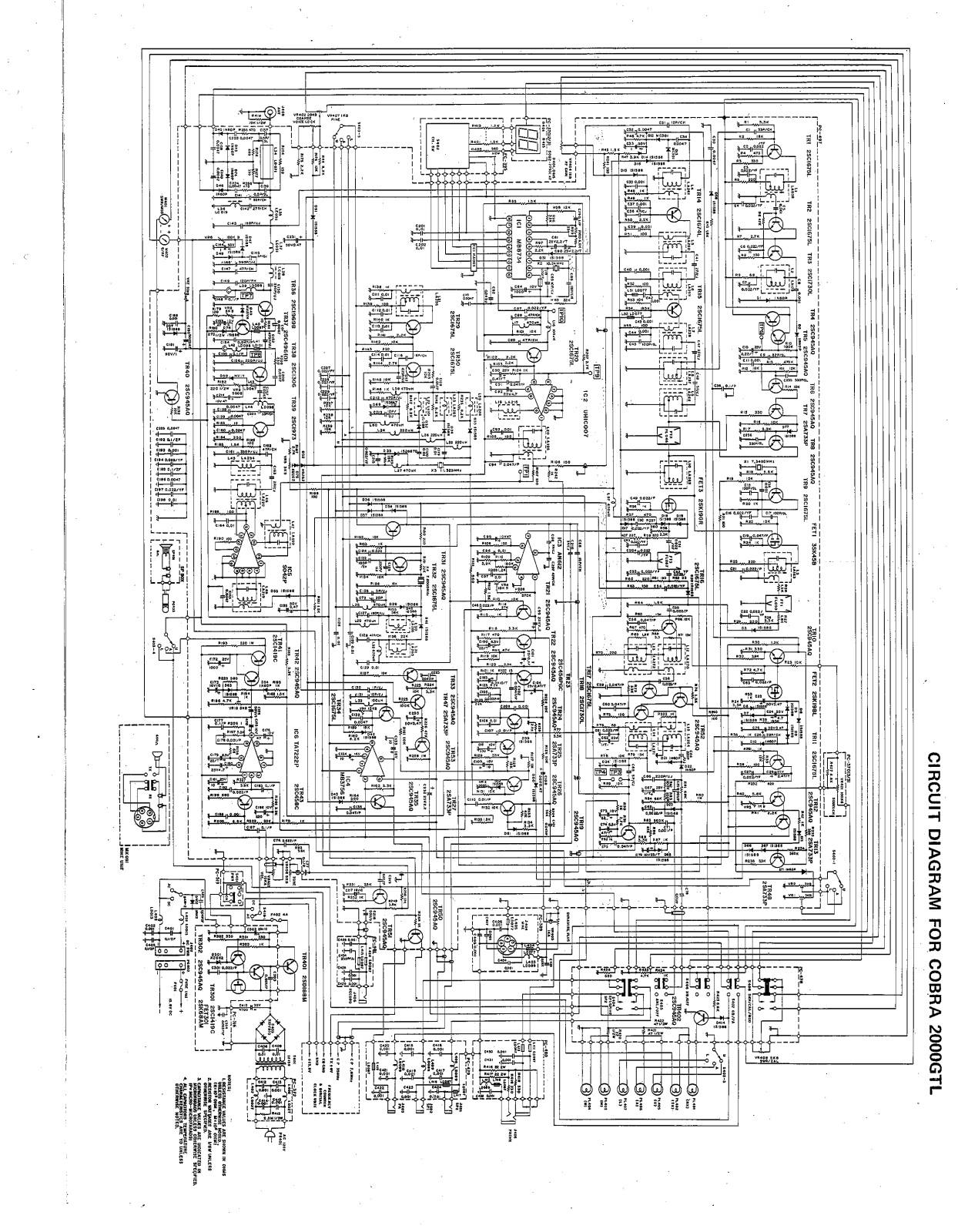 Cobra 2000GTL User Manual