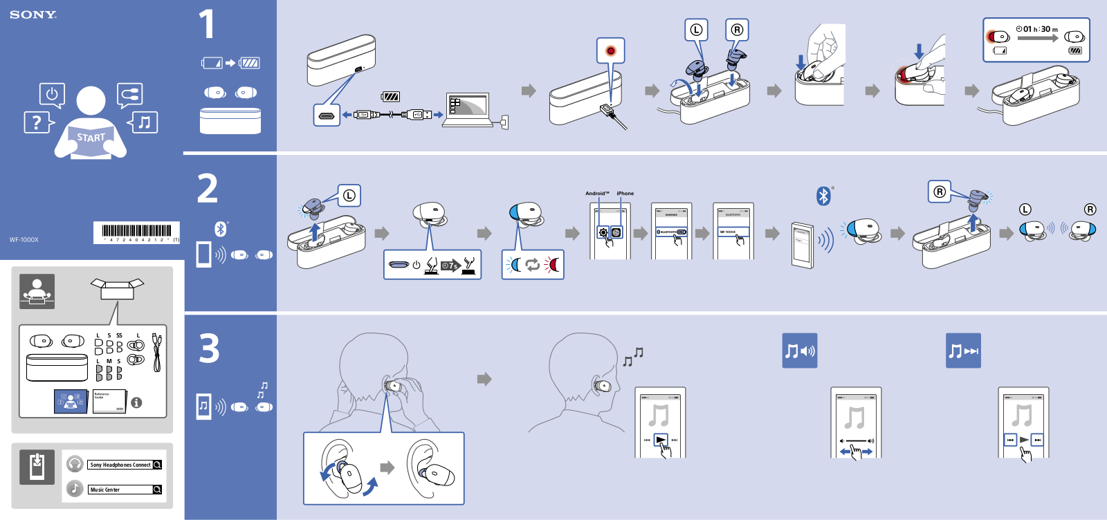 Sony WF-1000X User Manual