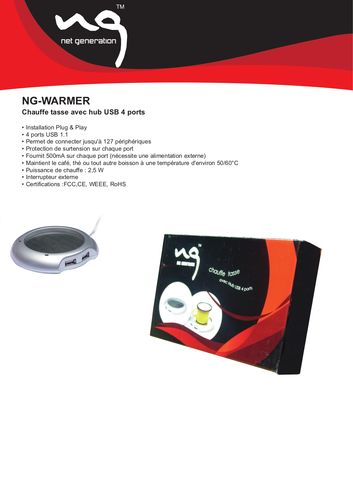 NET GENERATION NG-WARMER User Manual