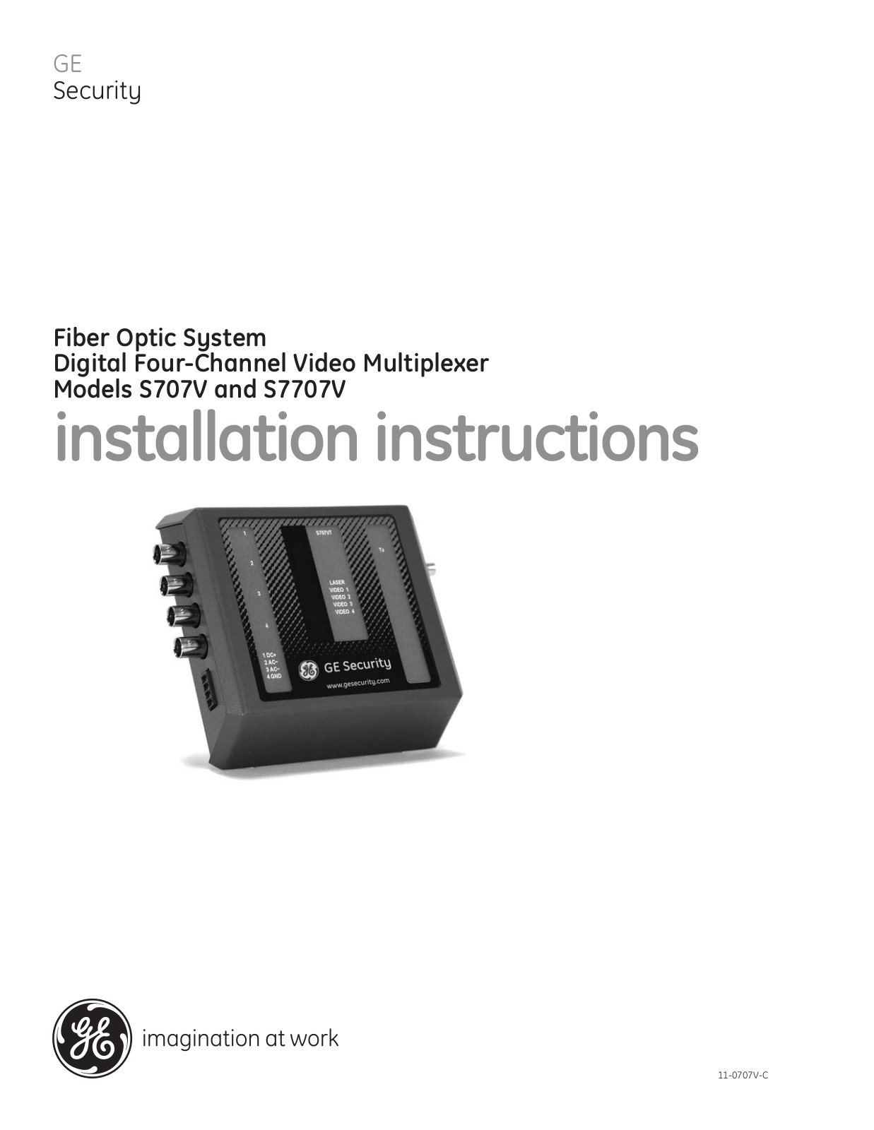 Interlogix S7707V User Manual