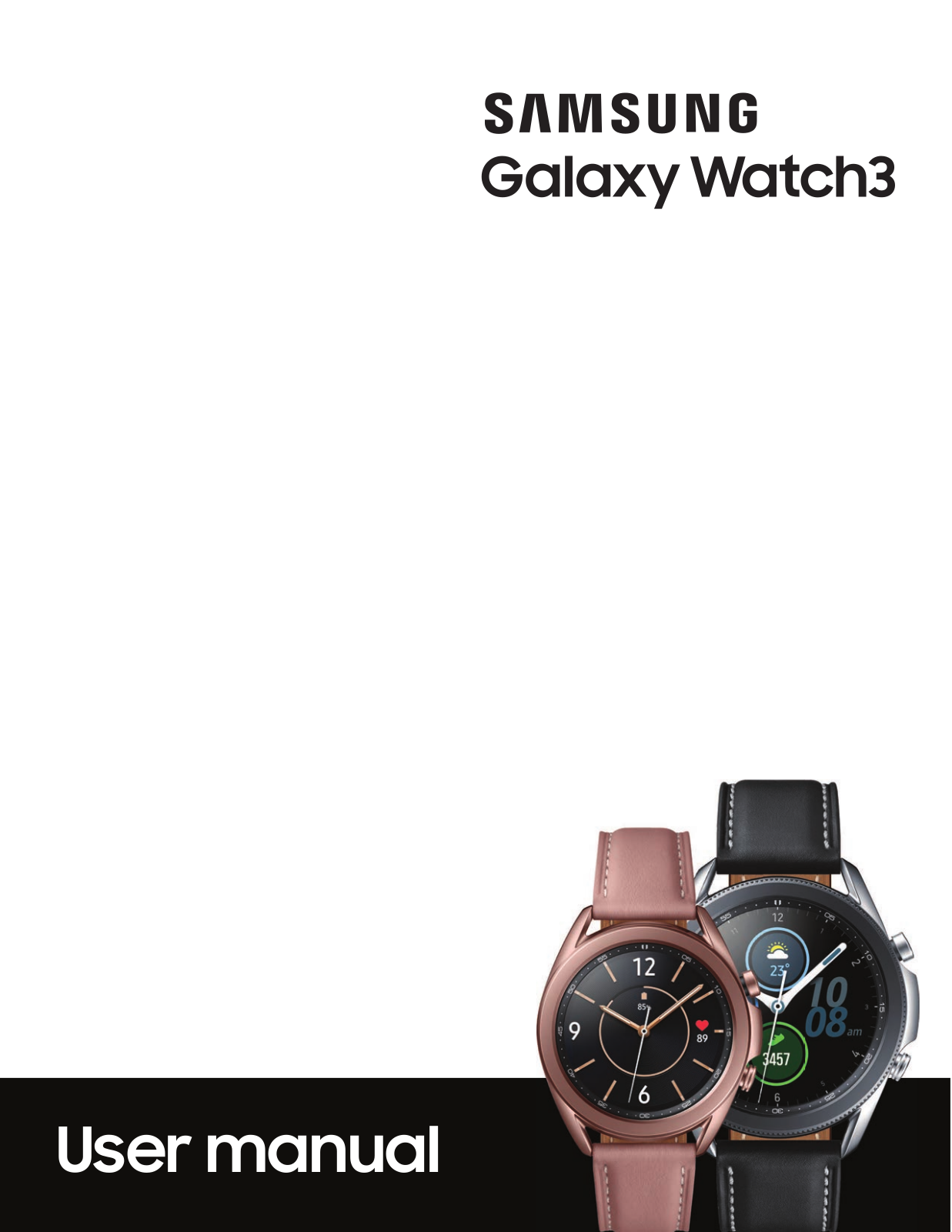 Samsung Galaxy Watch 3 User Manual