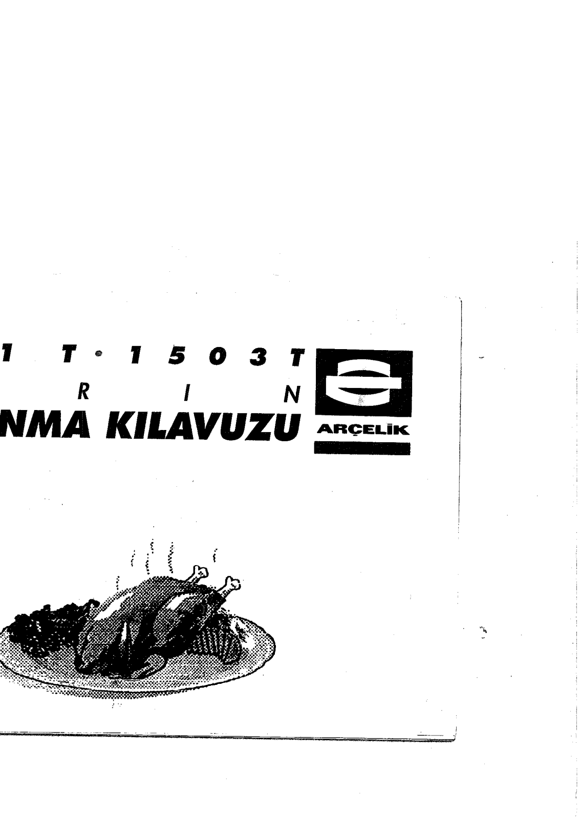 Arçelik 1503T User manual
