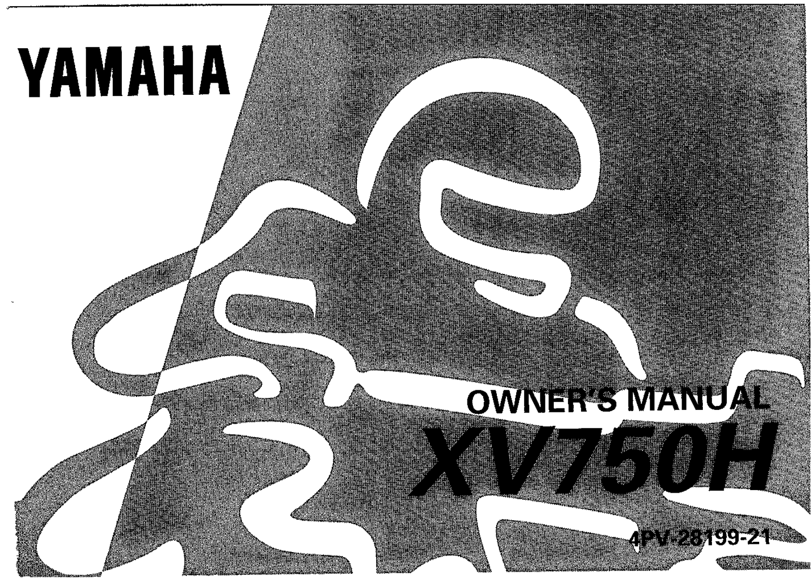 Yamaha XV750 H 1996 Owner's manual