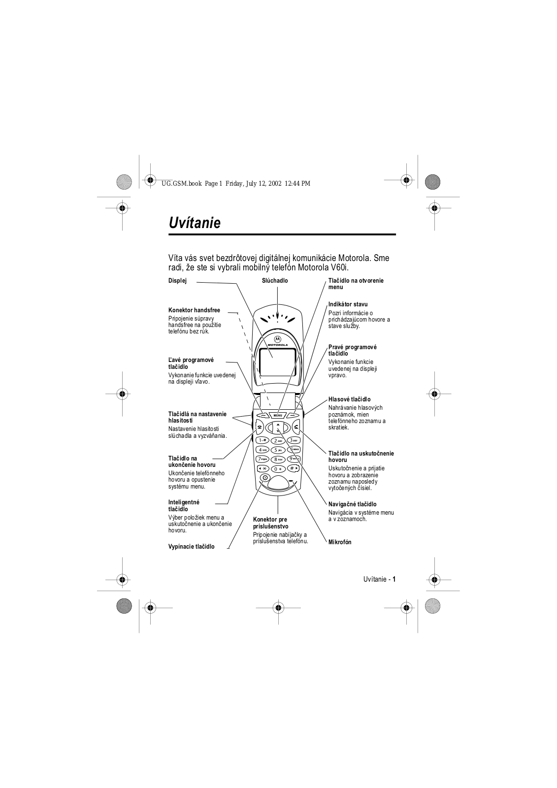 Motorola V60I User Manual